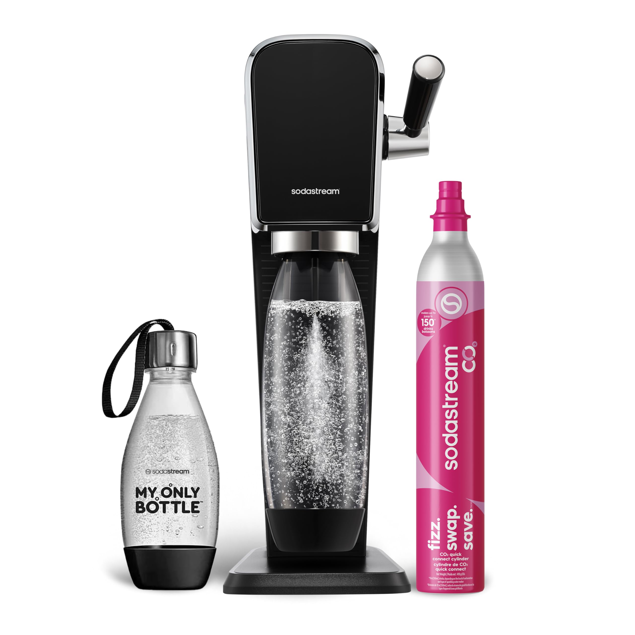 Amazon.com: SodaStream - ART Sparkling Water Maker | STARTER KIT