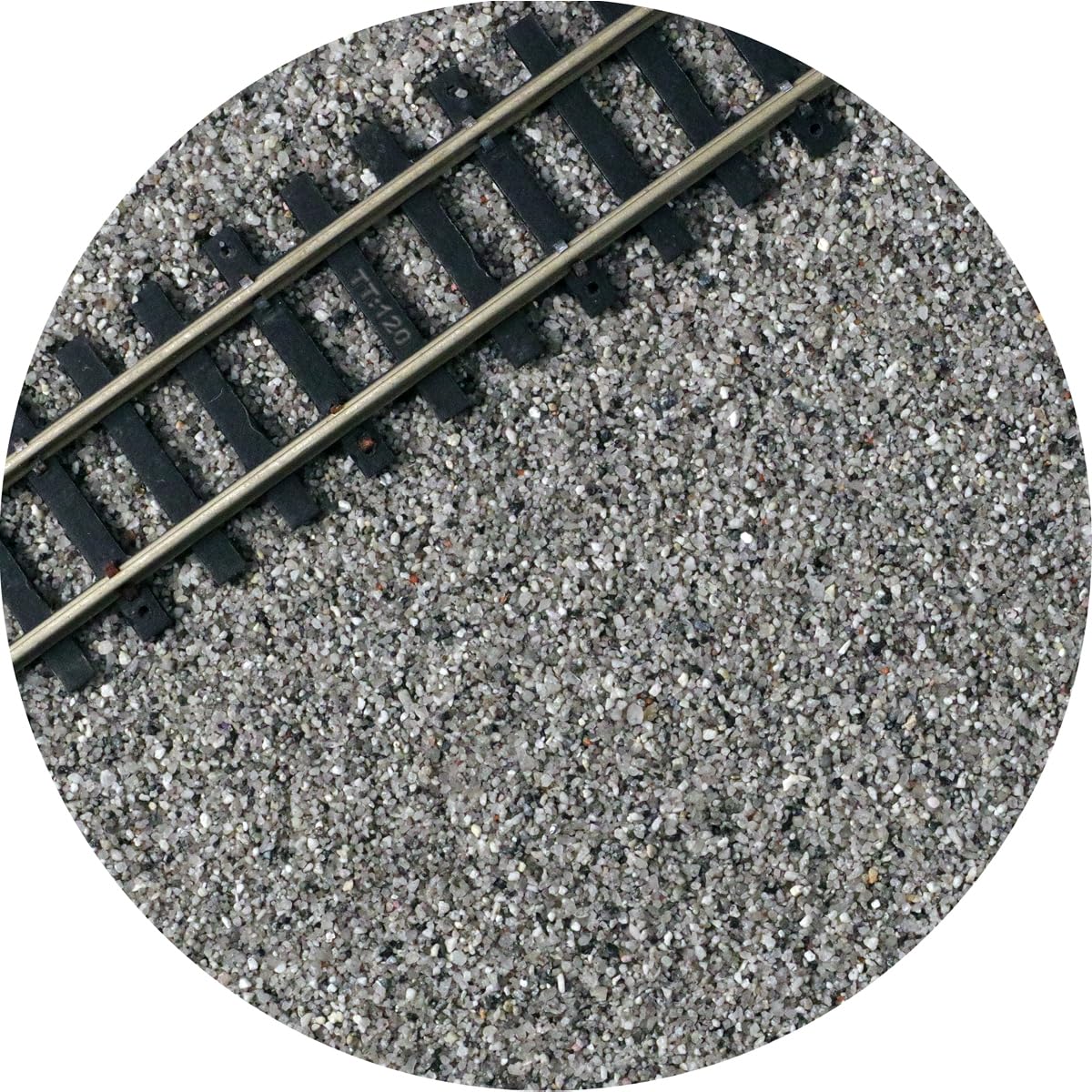 TT:120 Scale Model Railway Track Ballast - Standard Grey | 250g | Model Railway Scenery Material