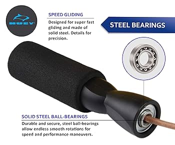 Amazon.com : HUEY Sport Leather Jump Rope Skipping Rope for