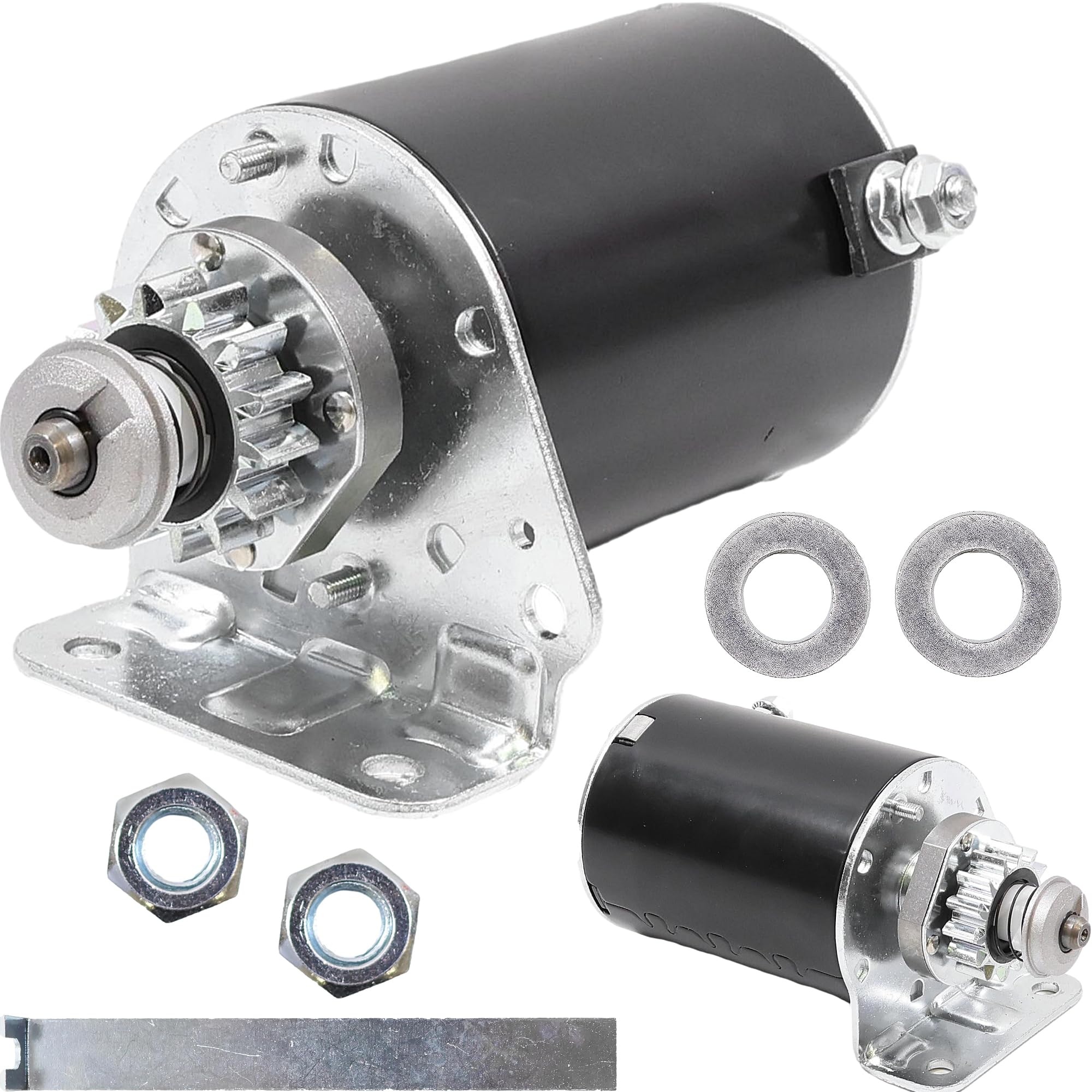Démarreur électrique pour tracteur de pelouse adapté à Briggs & Stratton 593934 693551
