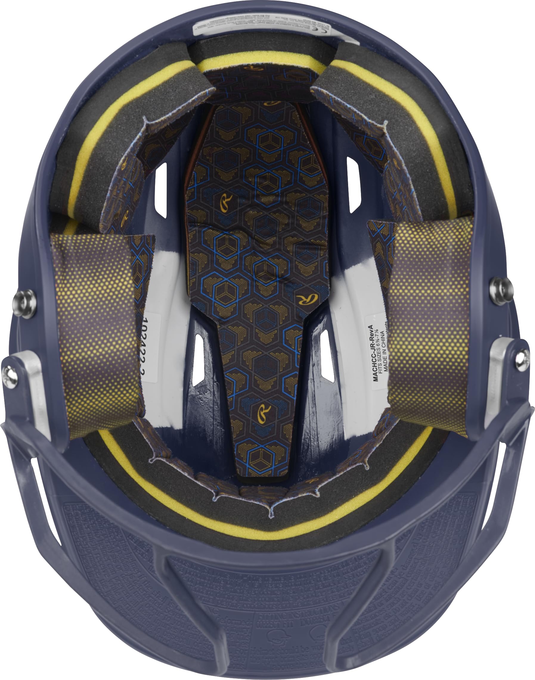 Rawlings | Casco de bateo de sóftbol MACH HI-VIZ Fastpitch | Protector facial adjunto