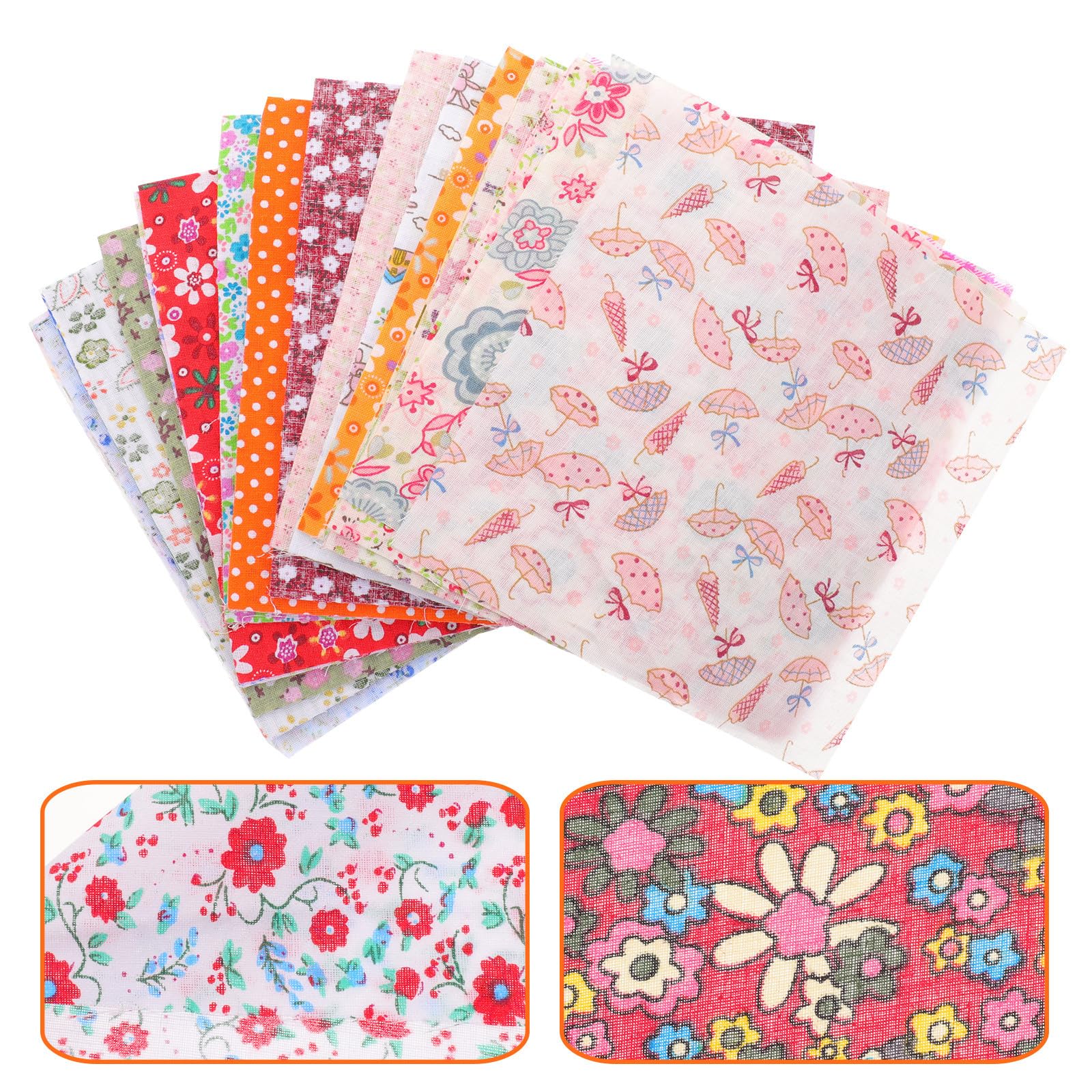 ARTIBETTER 100 Pezzi Tessuto Per Tessuto Per Trapuntatura Trapunte Patchwork Cucito Quadrato Materiale Stampato Per Trapunte Tessuti