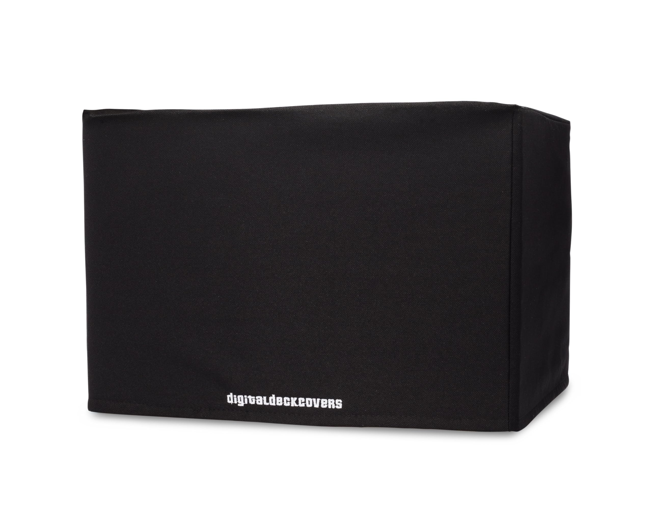 DigitalDeckCovers Printer Dust Cover and Protector for Epson WorkForce WF-4730 / WF-4734 / WF-4740 / WF-4745 / WF-4830 / WF-4833 / WF-4834 [Antistatic, Water Resistant, Heavy Duty Fabric, Black]