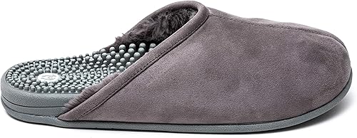 Miniatura 8 de Revs Premium Reflexology - Zapatillas de masaje y acupresión con forro de piel sintética, acolchado cómodo, plantilla texturizada con arco de apoyo