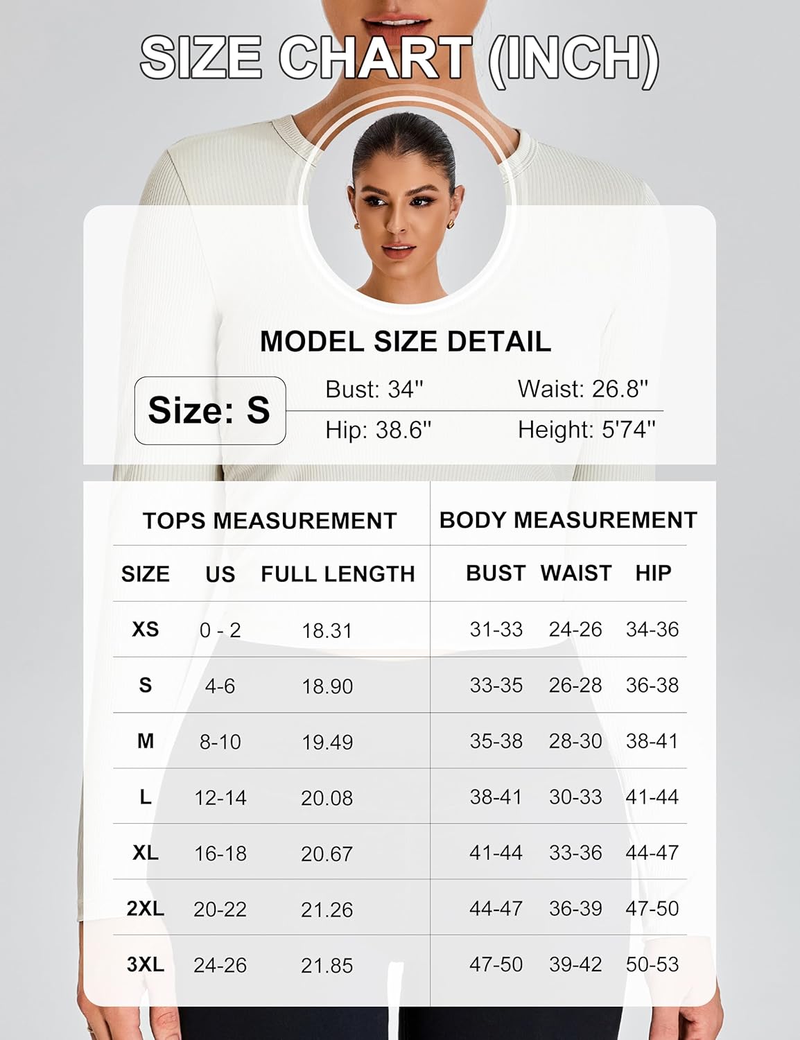 BMJL Women's Ribbed Long Sleeve Crop Tops Side Shirring Fitted Soft Stretchy Workout Shirt - Image 7