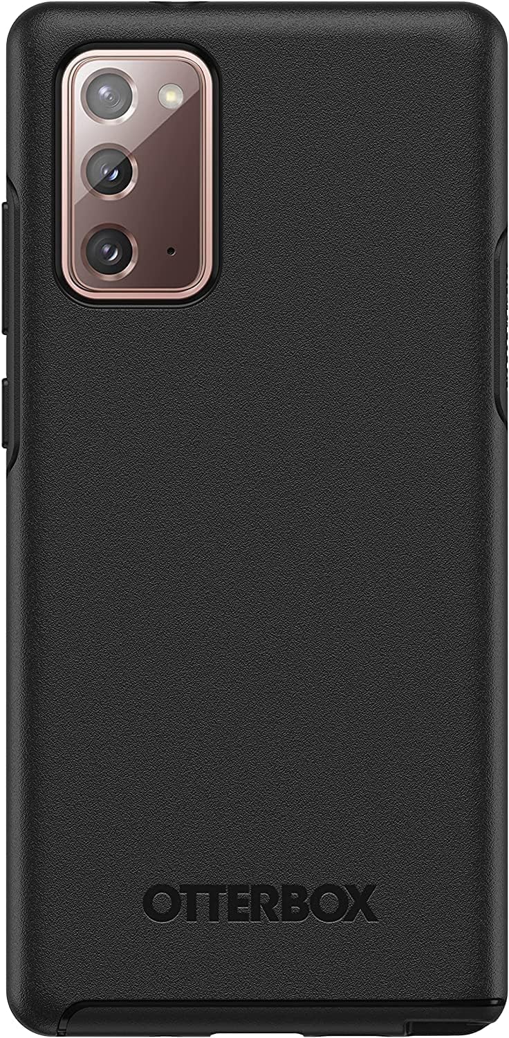 OtterBox Symmetry Clear Series Case for Samsung Galaxy Note 20 5G (ONLY - NOT Ultra) Non-Retail Packaging - Black - Image 2
