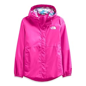 THE NORTH FACE Girls' Antora Rain Jacket, Linaria Pink, Medium THE NORTH FACE Girls' Antora Rain Jacket, Linaria Pink, Medium