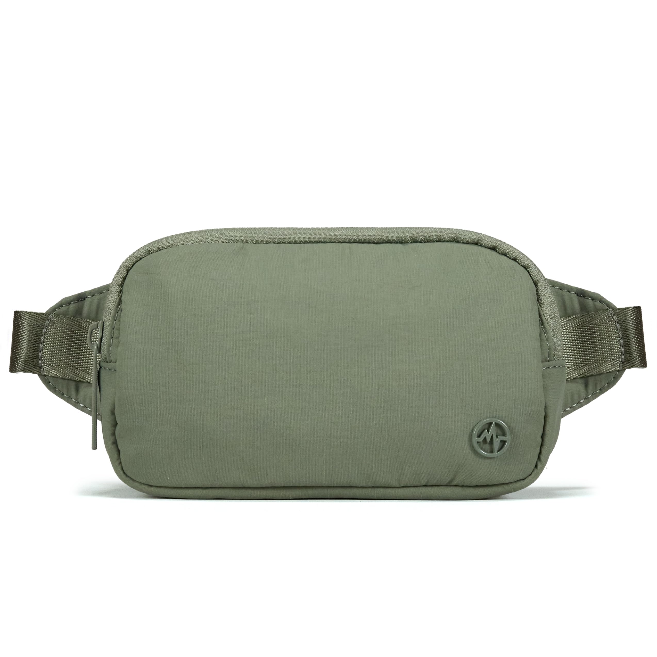 Pander Mini Belt Bag – Ultra Compact, Fits 6.7” Phone, Lipstick, Earbuds, Essentials, Small Crossbody Waist Purse, Grey Sage