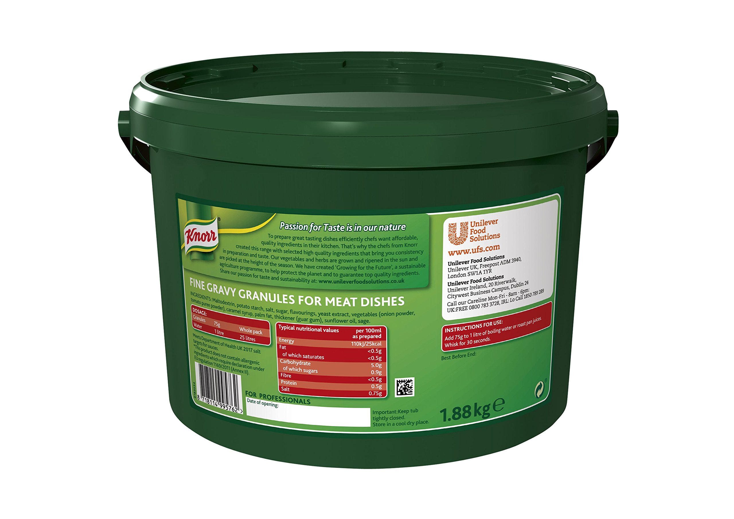 Knorr Gluten Free Gravy Granules for Meat Dishes, 25 Litres Buy Online in UAE at desertcart