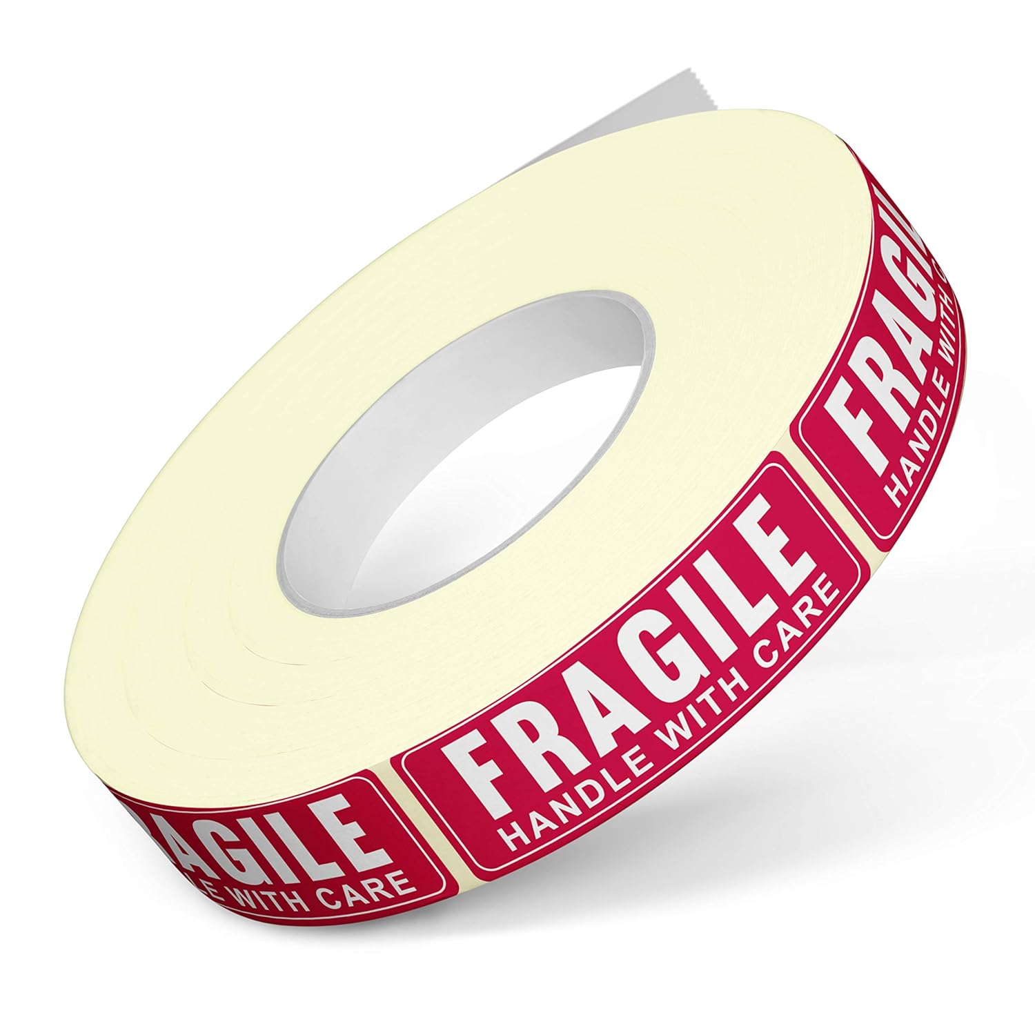 Performore Warning Fragile Stickers, 1 X 3 Fragile Handle with Care Stickers, Fragile Tape for Packing and Shipping, 1000 Labels Per Roll with Permanent Adhesive (Pack of 3)