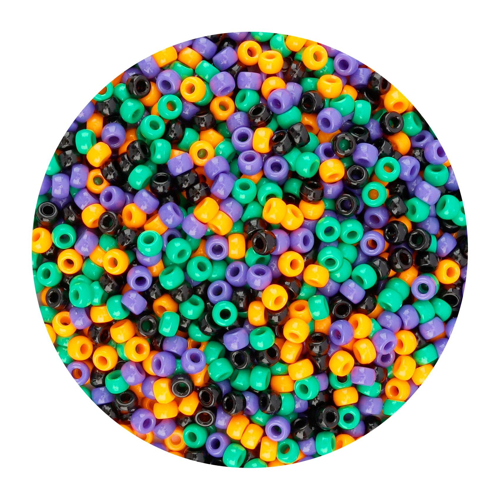 1100 PCS Halloween Pony Beads,Craft Beads for Bracelets,Hair Bulk Bracelet KandiBeads, Bracelet,Cuentas para Pulseras