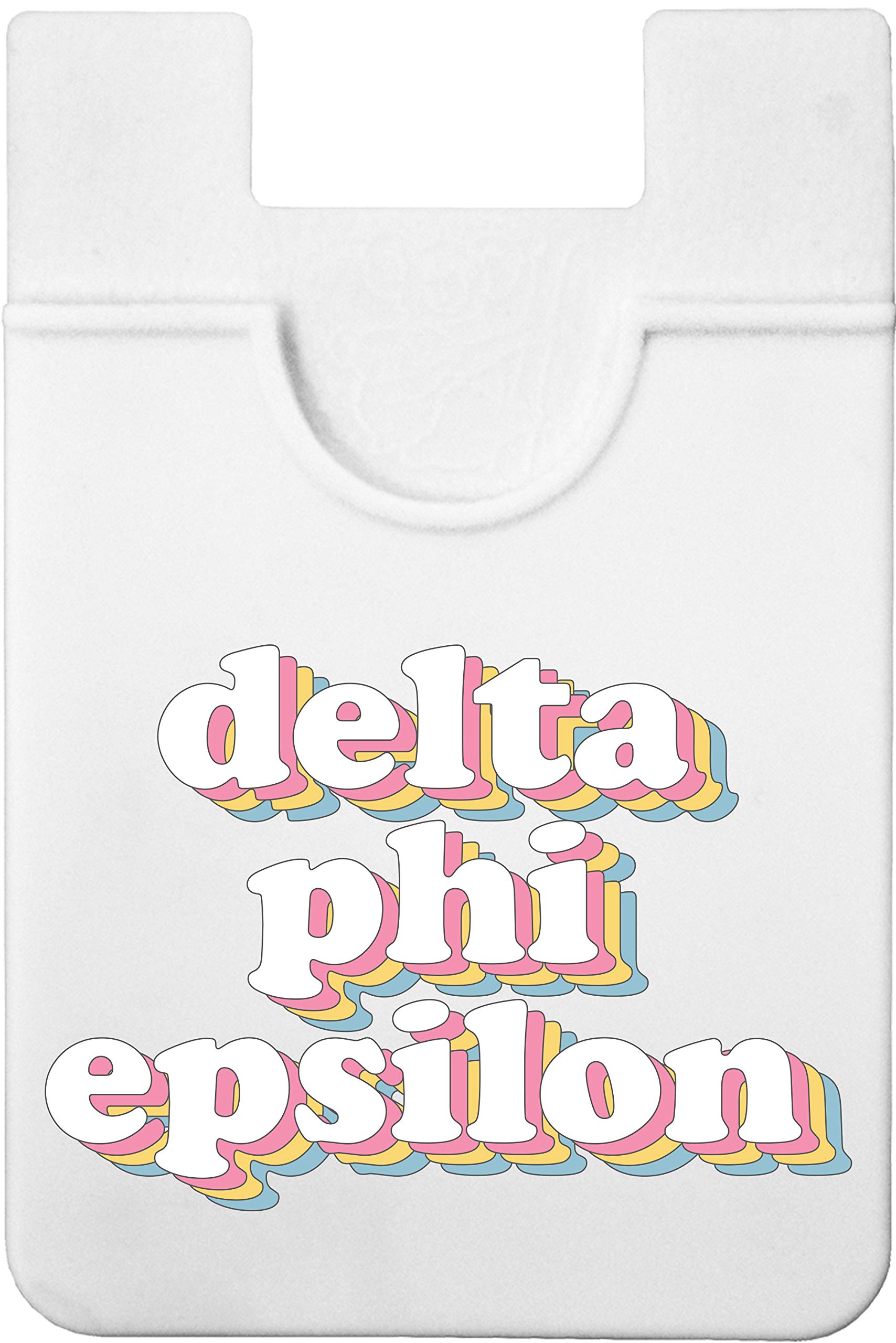 Sorority Shop Delta Phi Epsilon Koala Pouch - Retro Design Card Holder For Phone Case- Phone Wallet Stick On - Ultra-Thin and Lightweight Phone Case