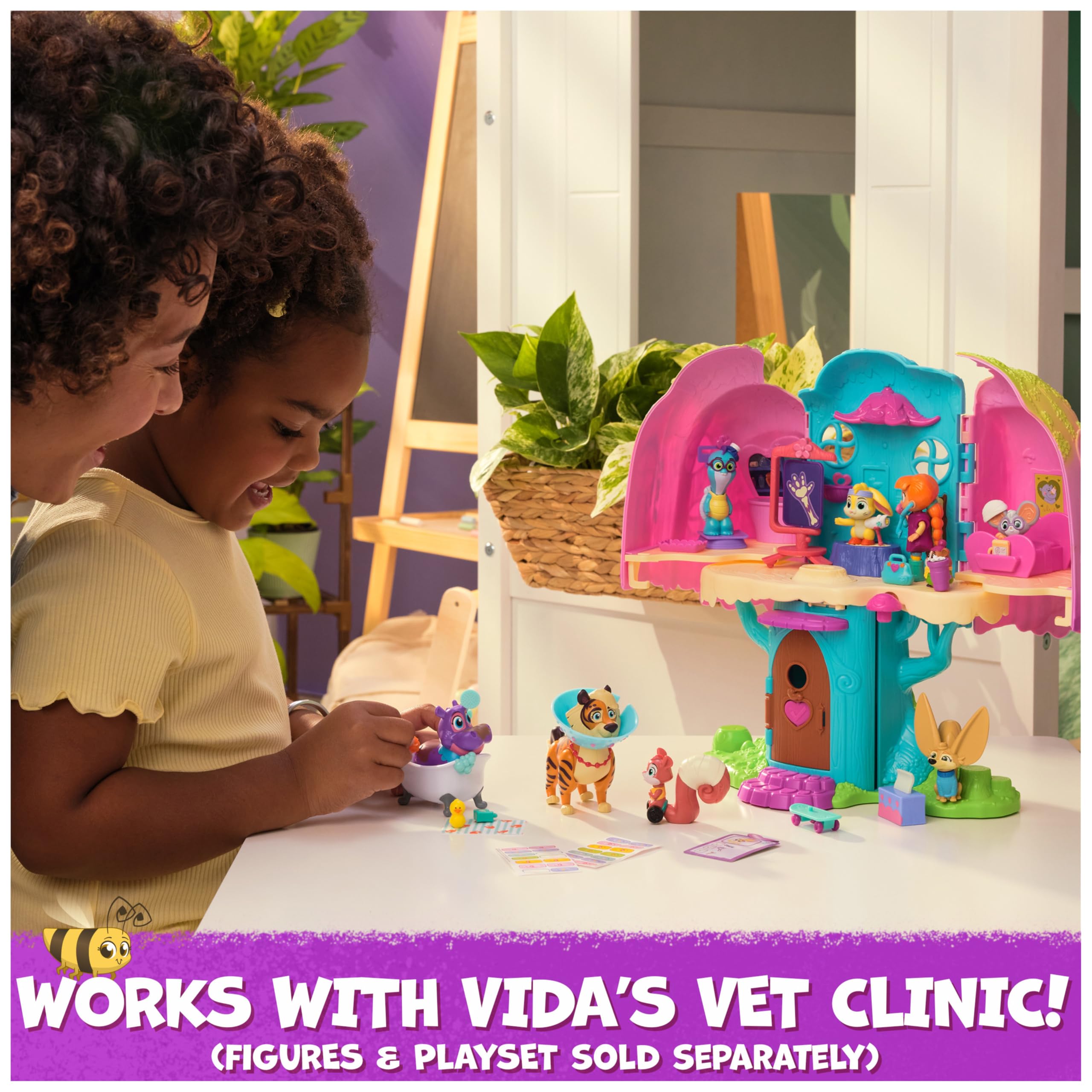 Vida the Vet Zag's Cast & Care Pack with Life & Zig Zag Action Figures & Doctor Kit, Kids Toys for Girls & Boys Ages 3 and up (Spin Master 6071397)