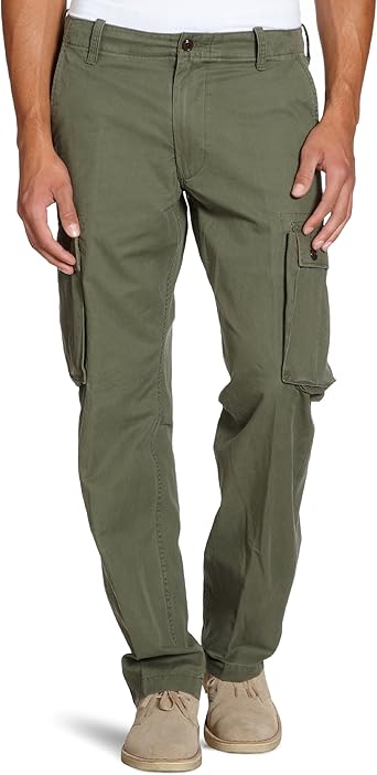 Dockers Pantalon Cargo Recto Verde Militar W29l32 Amazon Es Ropa