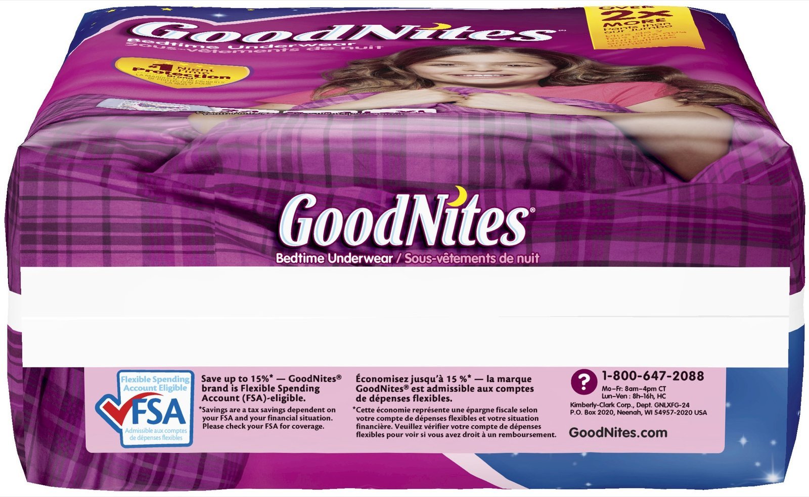 Goodnites Underwear - Girl - Large - 24 ct product thumbnail 3