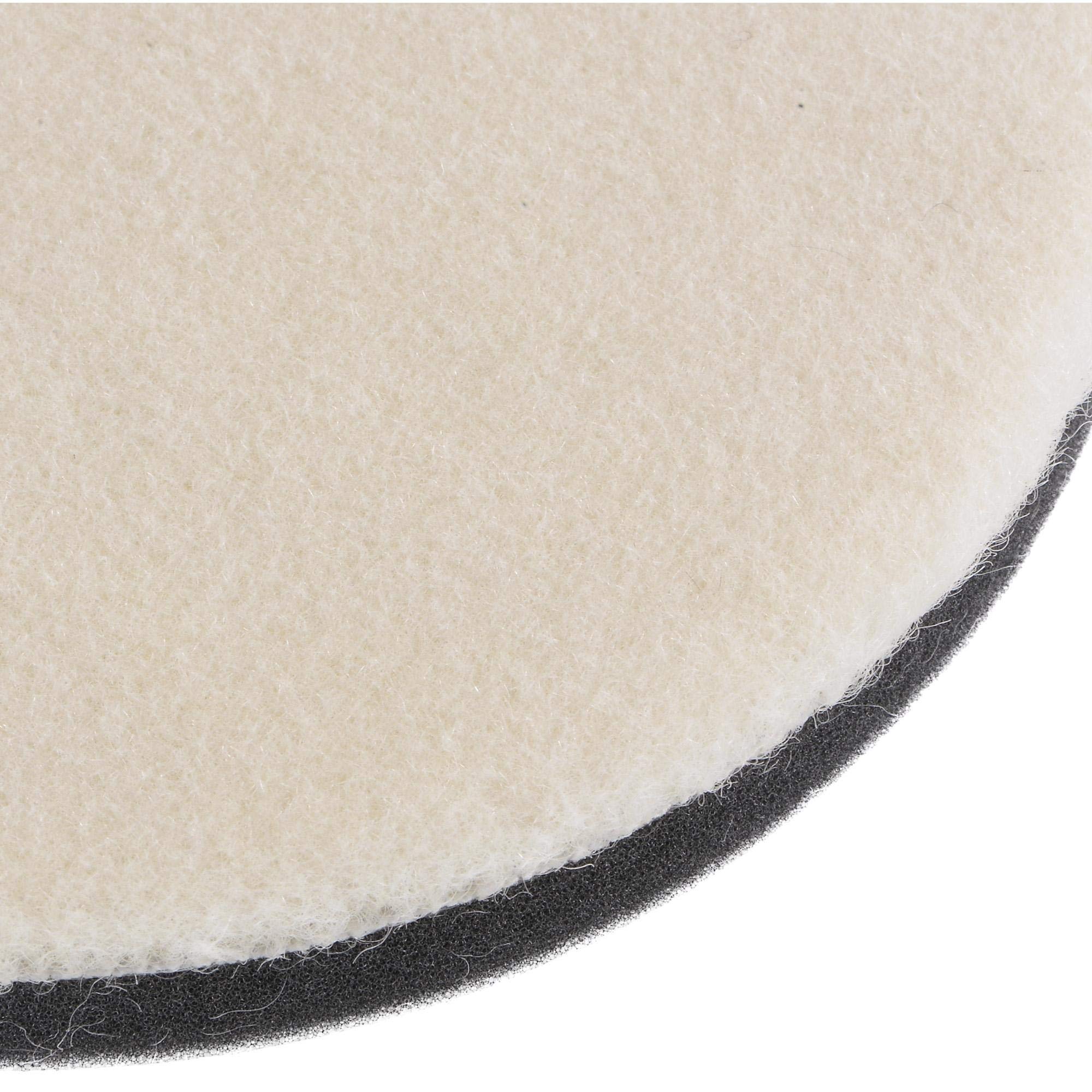 5 Or 3 Inches Wool Felt Polishing Pad Hook And Loop For Glass Polishing Pad I.486708342