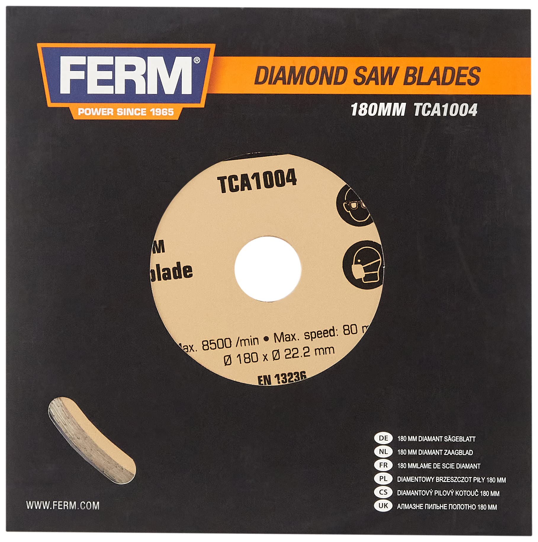FERM Lama diamantata 180 mm - per tagliapiastrelle