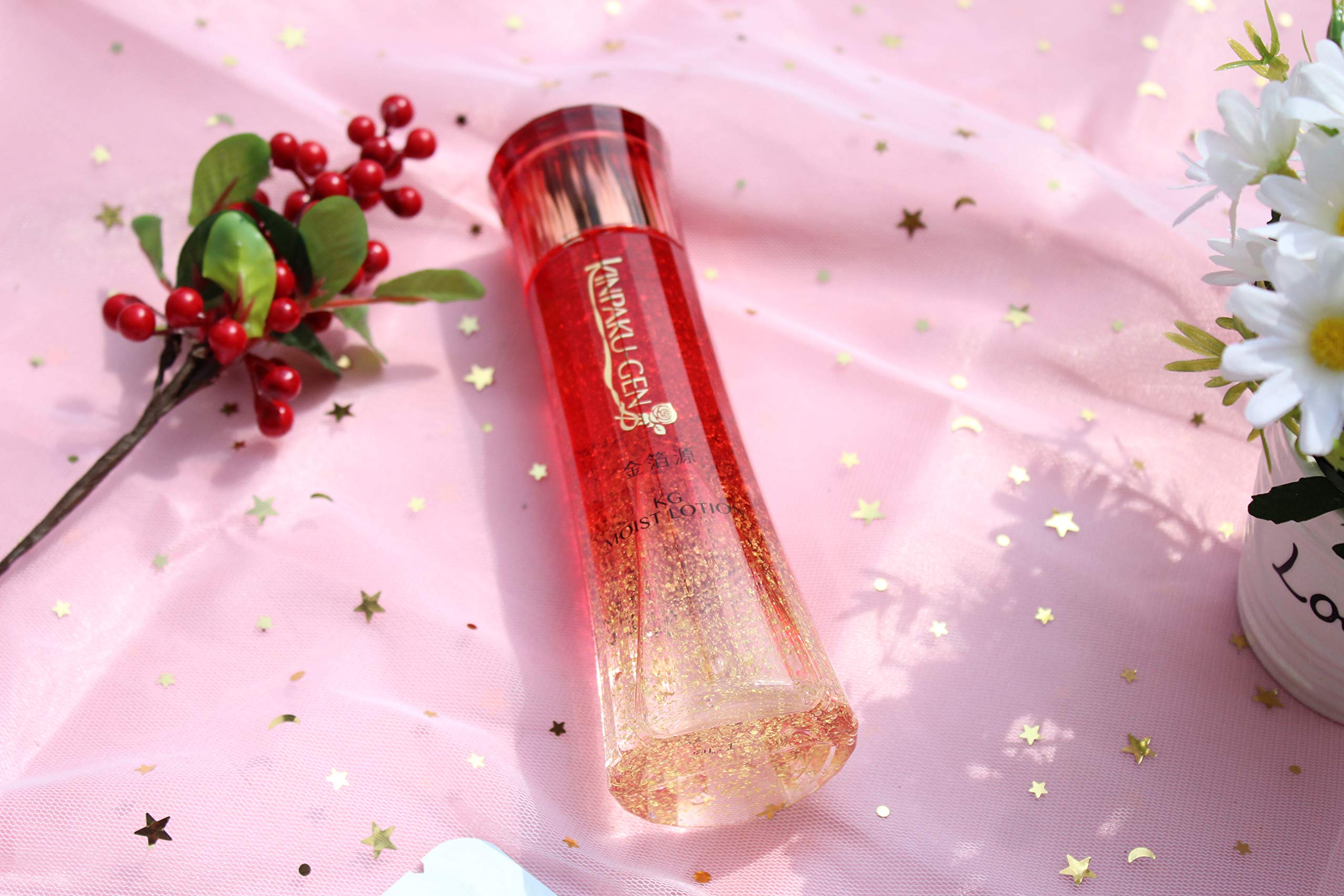 Amazon | 純金箔入 150ml セラミド＆ローヤルゼリーエキス配合 透明肌