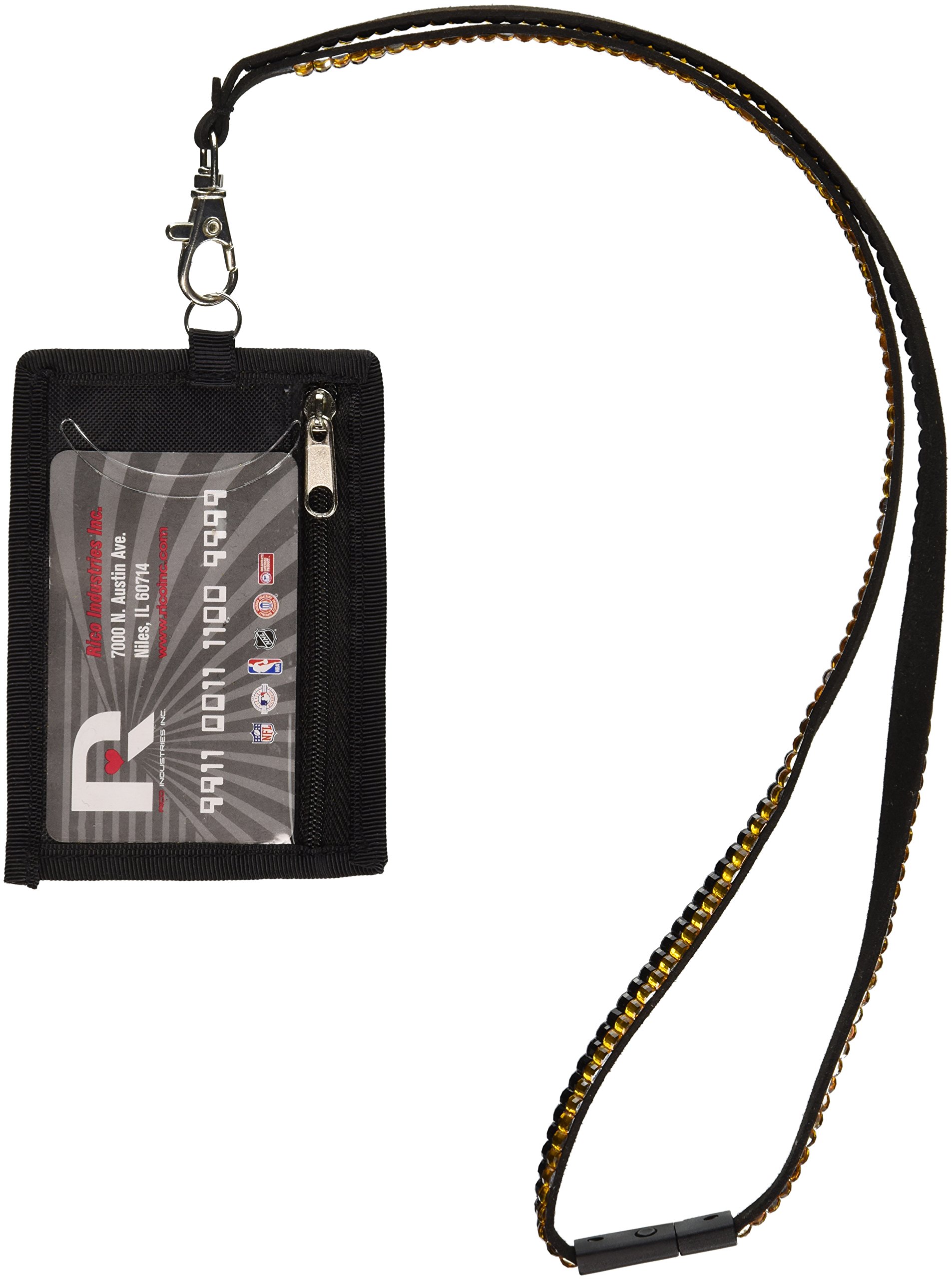 NCAA Missouri Tigers Beaded Lanyard with Nylon Wallet