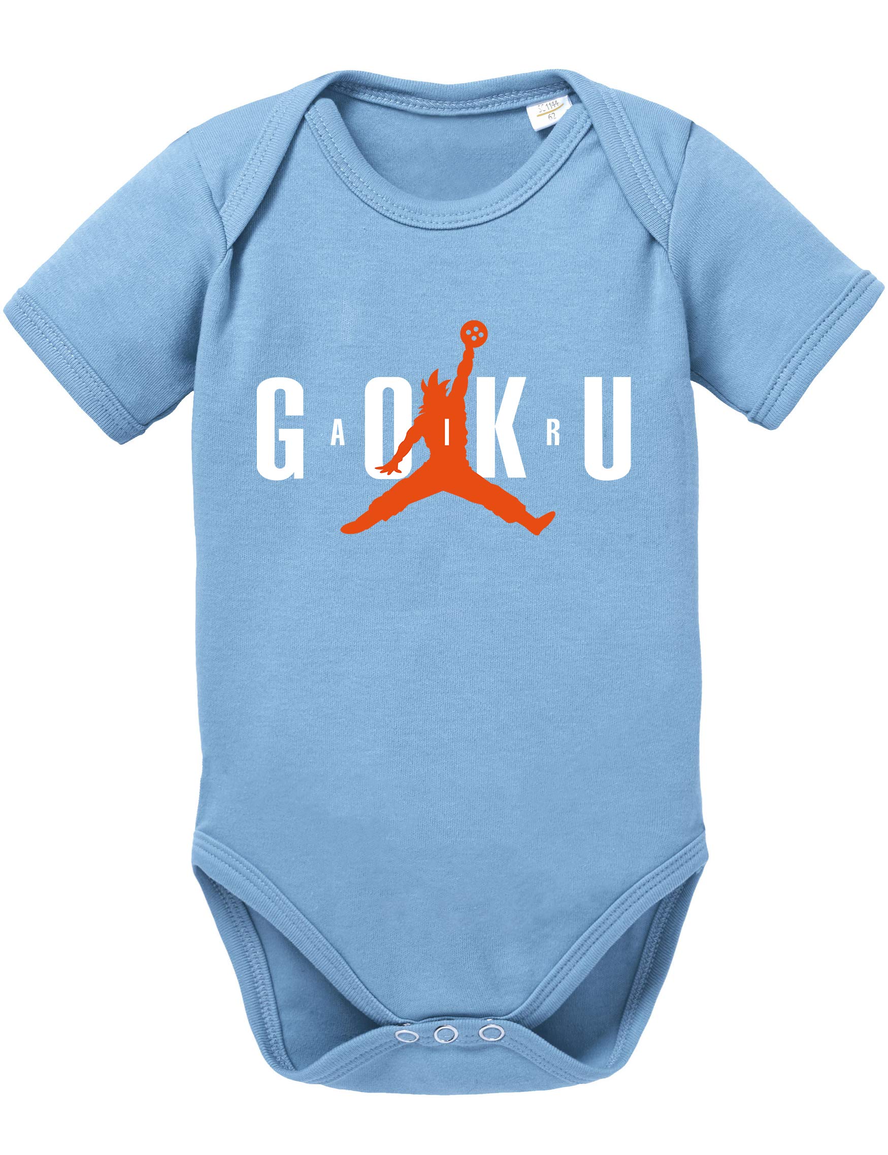 Tee Kiki Air Goku Body Dragon de algodón orgánico Ball Son Proverbs Baby Romper para niños y niñas de 0 a 12