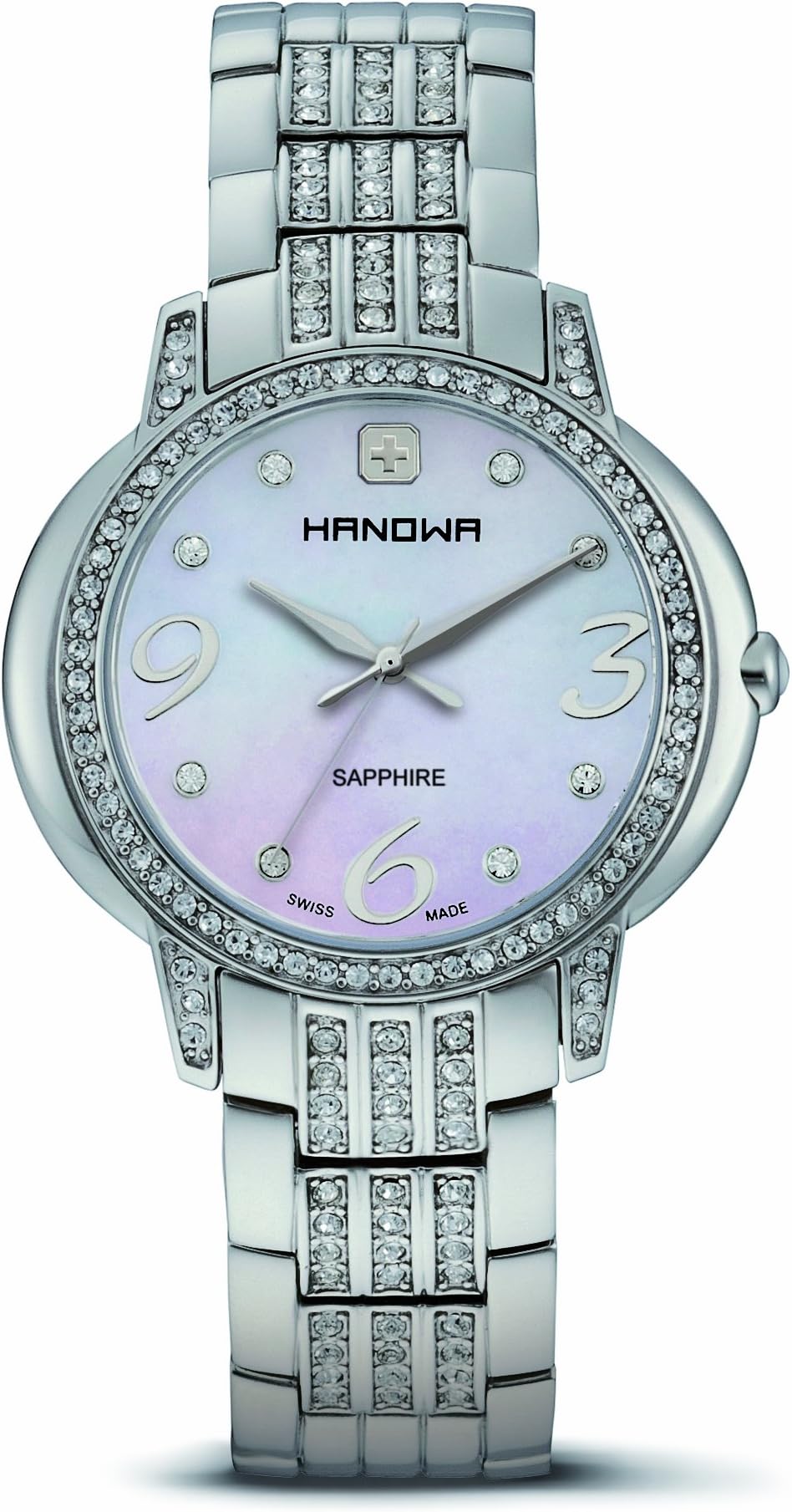 Swiss Military Women's 16-7024.04.001 Starlight Mother-of-Pearl Swarovski Steel Watch