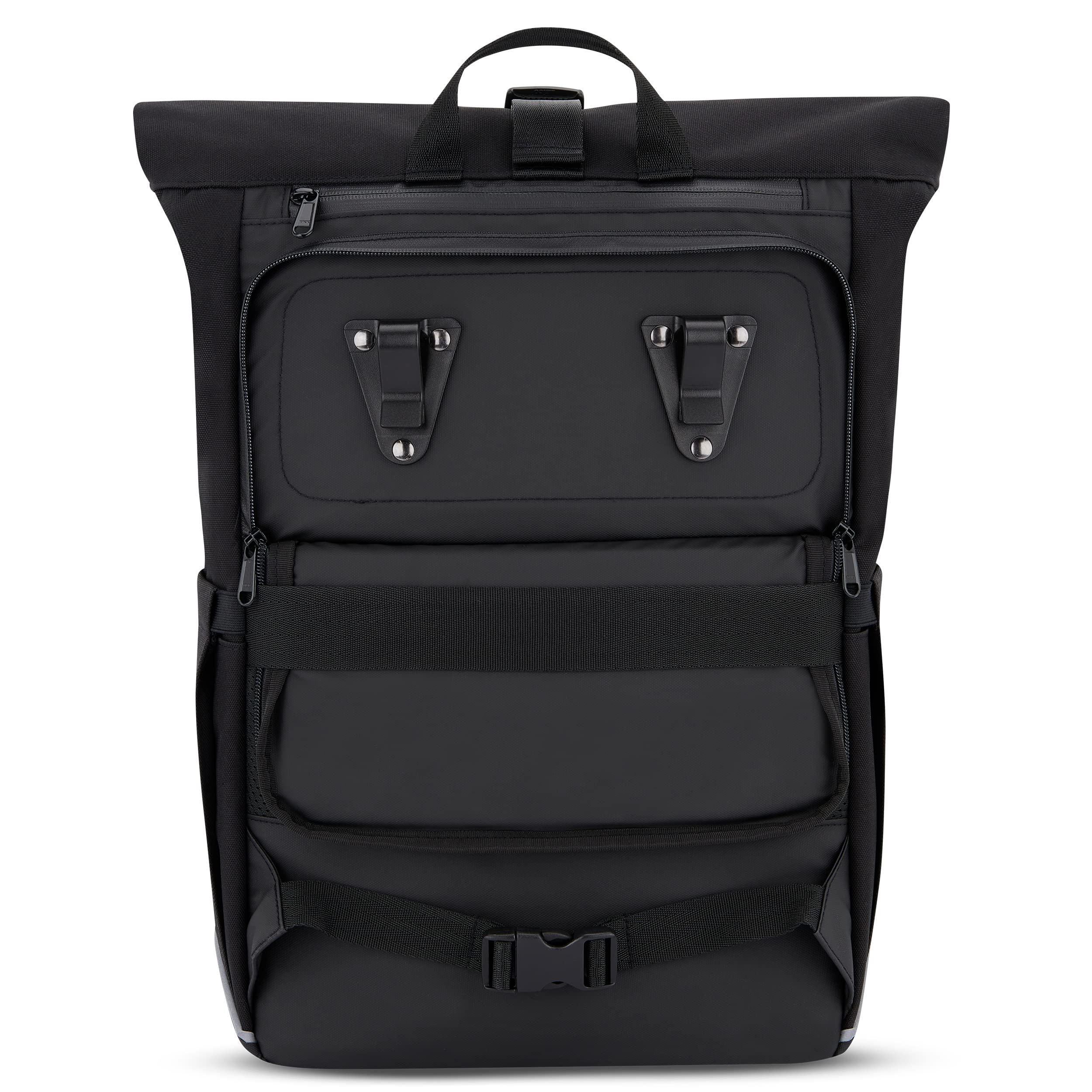 Johnny Urban Borsa per Bicicletta - Robin Medium Bike - 2 in 1 Borse Posteriori Bici Zaino Roll Top con Scomparto per Laptop da 16 Pollici - Accessori Cestino - Impermeabile
