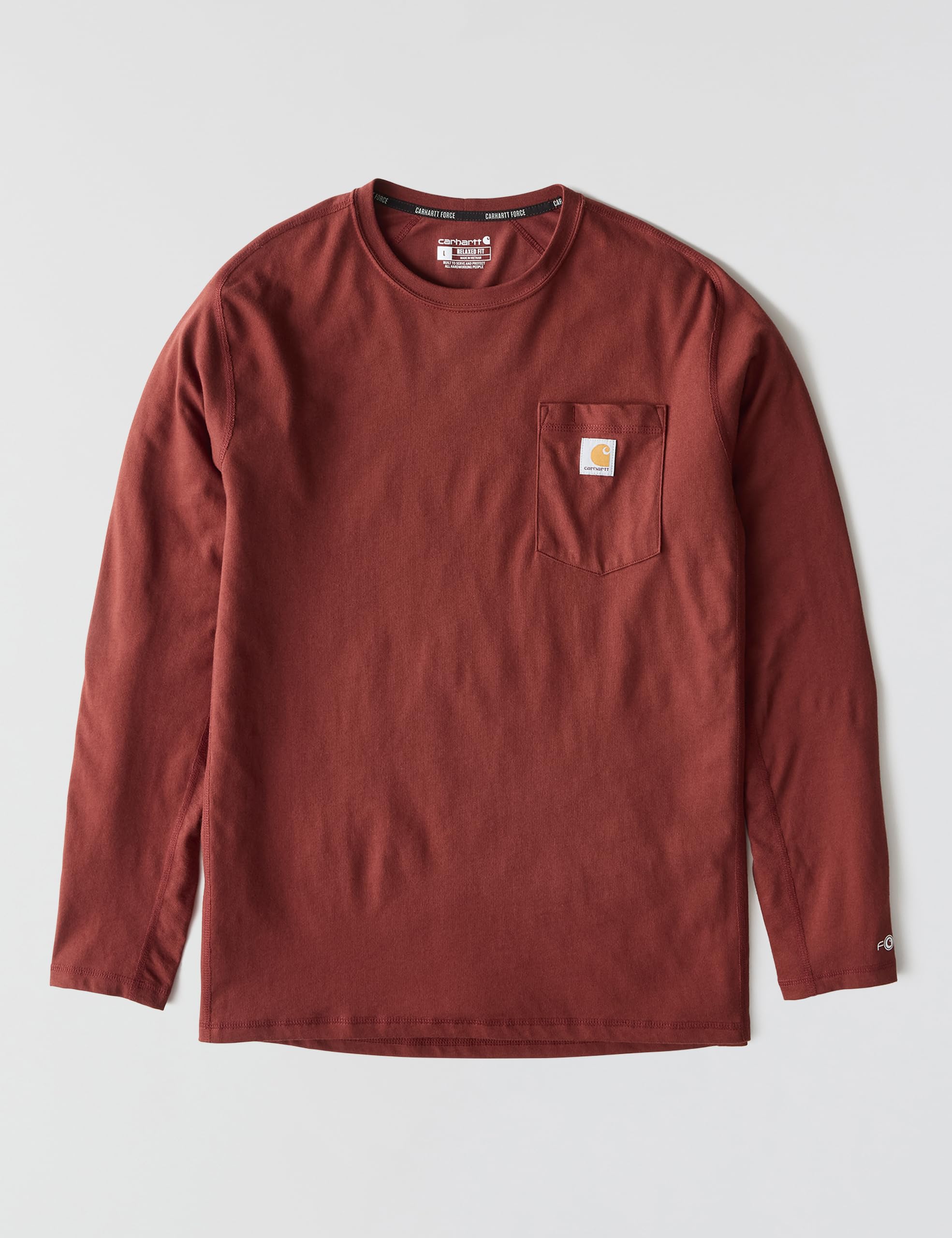 Carhartt Force Relaxed Fit - Maglietta A Maniche Lunghe con Tasca Force Relaxed Fit - Maglietta a Maniche Lunghe con Tasca Uomo (Pacco da 1)