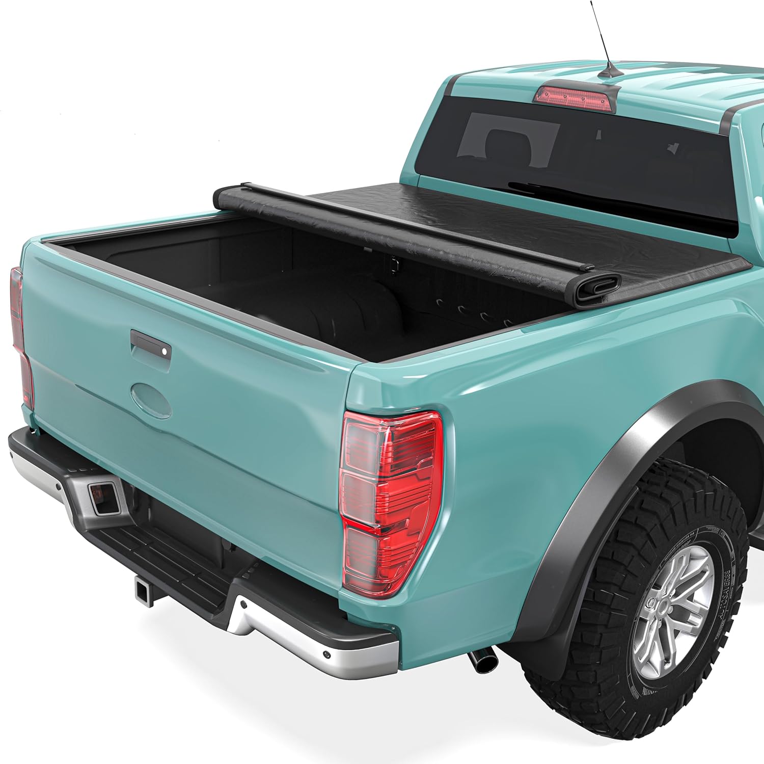 Soft Roll Up Truck Bed Tonneau Cover Fit for Ford Maverick 2022 2023 2024 2025 2026 4.5 ft Bed