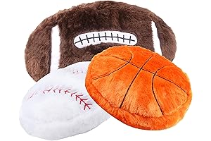 Soft, Plush, and Fluffy 3-Piece Sports Throw Pillows