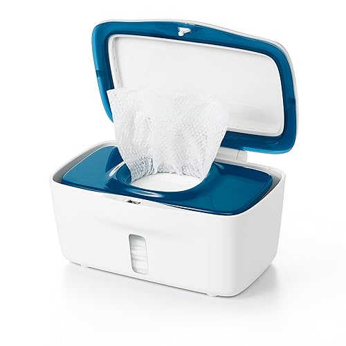 OXO Dispensador de toallitas Tot Perfect Pull color azul marino, 1 unidad (paquete de 1)
