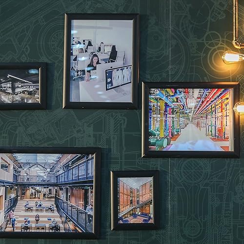 Miniatura 5 de SAVITA Kit de 71 piezas para colgar fotos, anillos en D, ganchos de un solo agujero con tornillos y un destornillador para colgar marcos de fotos,