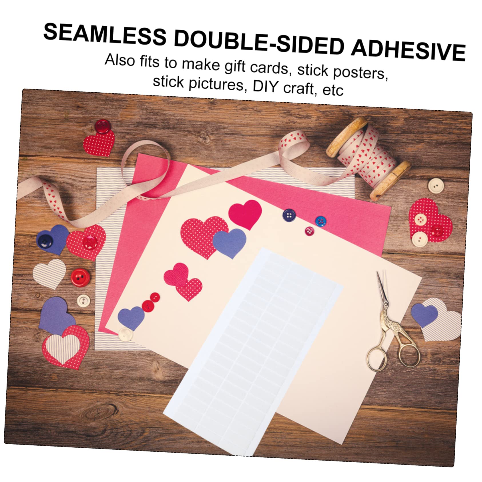 DOITOOL 3 Set Nastro Biadesivo Adesivo Eva Per Crafting Per Effetti E Progetti Te Facile Rimuovere Residui Per Biglietti E Scrapbooking 5 Fogli*3