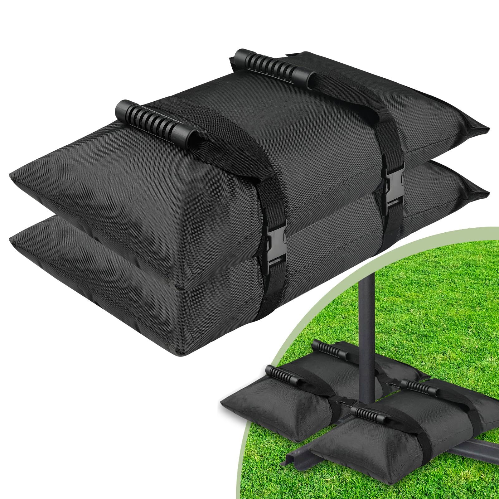 Amazon.com: Esmorah 2 Pack 130lbs Sand Bags Weight for Umbrella