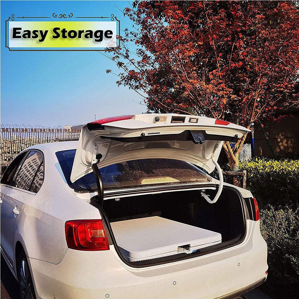 Tavolo Pieghevole 1,5 M Extra Resistente Per Feste, Campeggio, Giardino – Trasporto Facile - 7