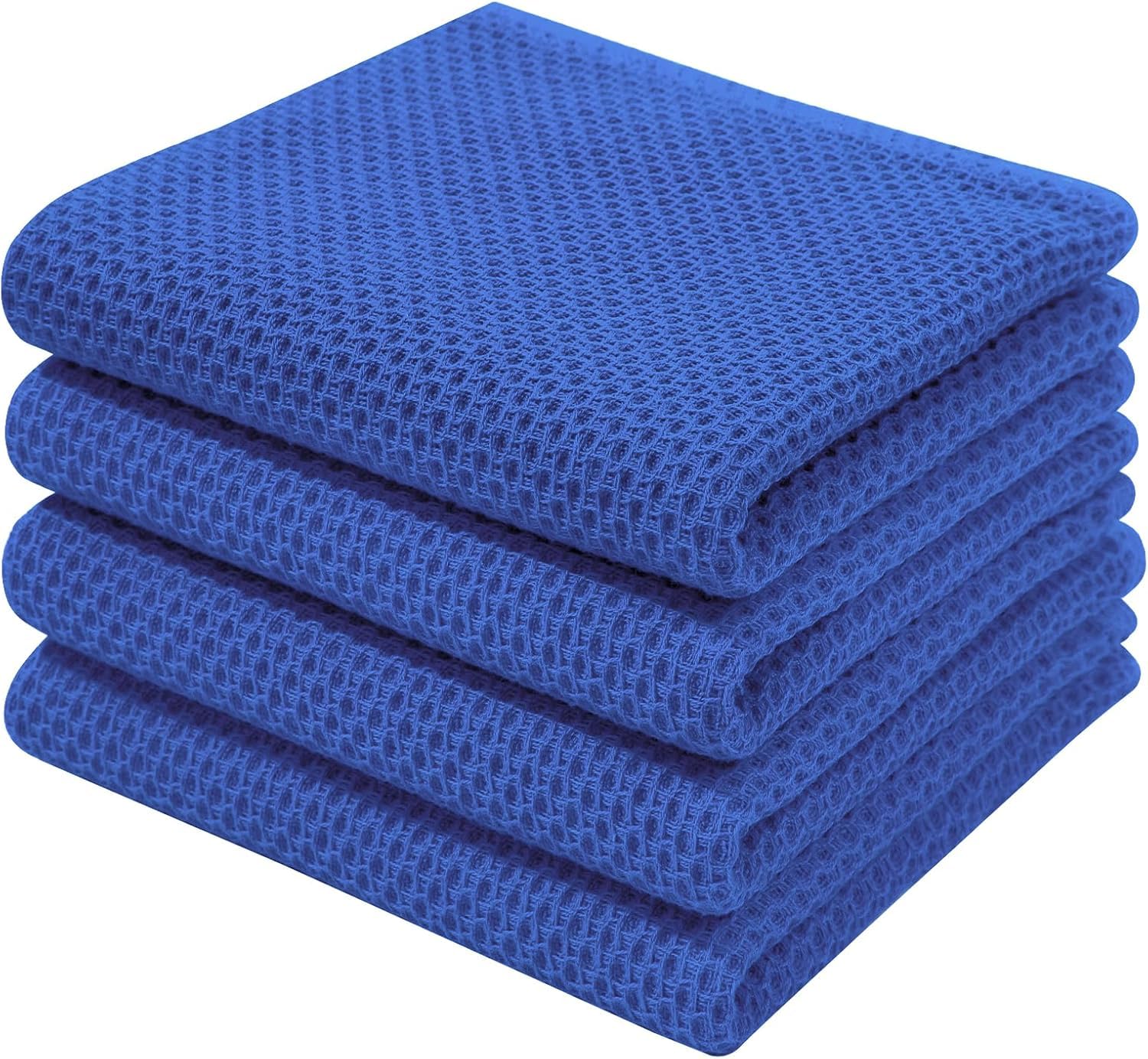 Moosfor 100% Cotton Kitchen Cleaning Cloths, Highly Absorbent Soft Dish Cloths