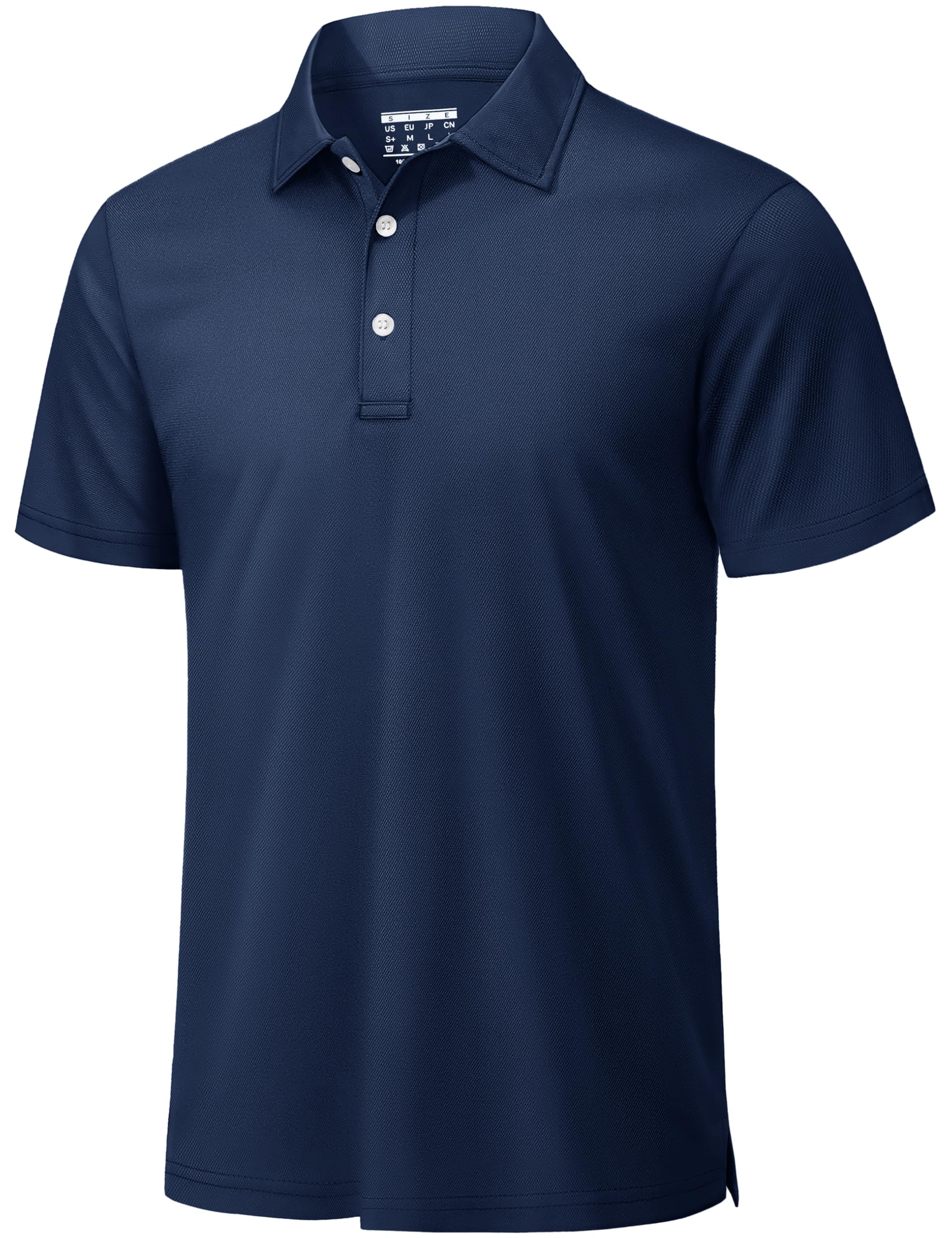 Mens Golf Shirt Dry Fit Mens Polo Shirts Short Sleeve Performance Golf Polos for Men with Collar Work Shirts