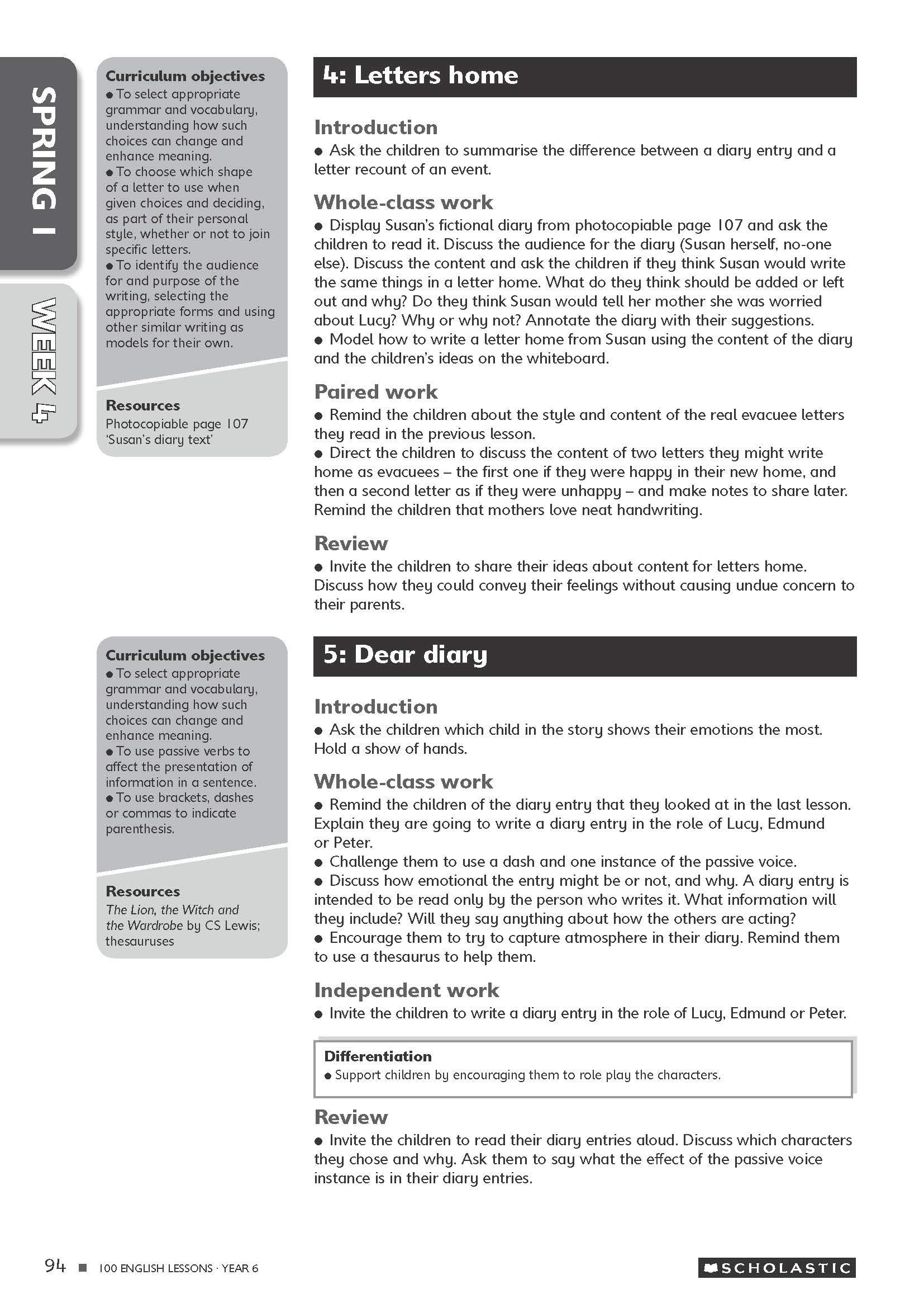 100 English Lessons for the National Curriculum for teaching ages 10-11 (Year 6). Includes short term planning and lessons for the whole year. (100 Lessons) (100 Lessons - New Curriculum)