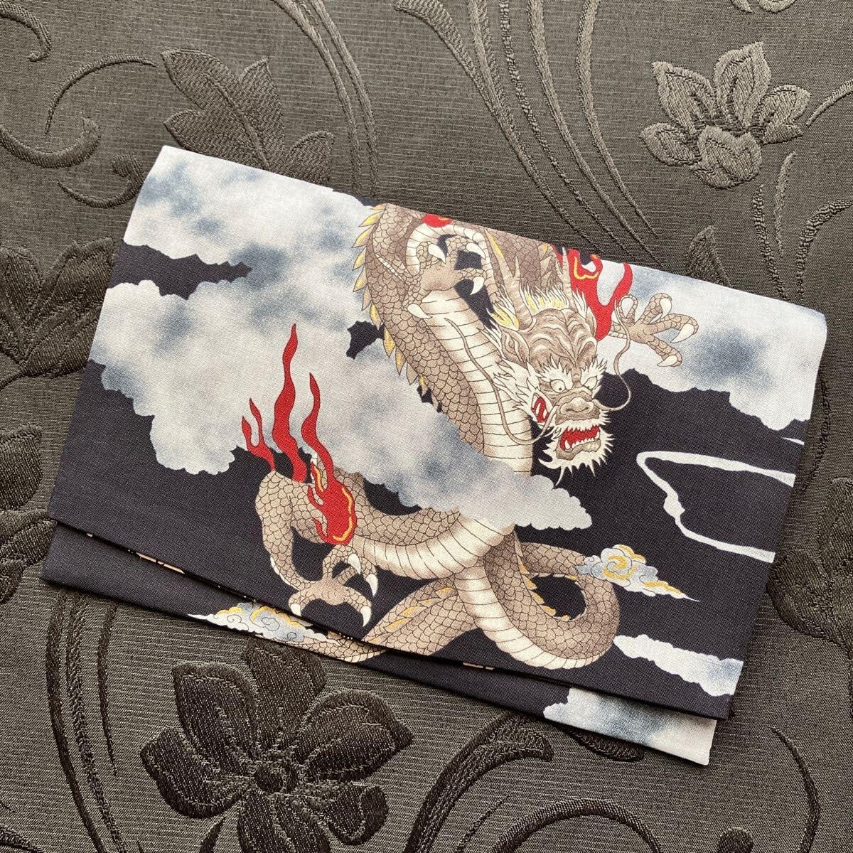ハンドメイド 御朱印帳ケース 雲龍