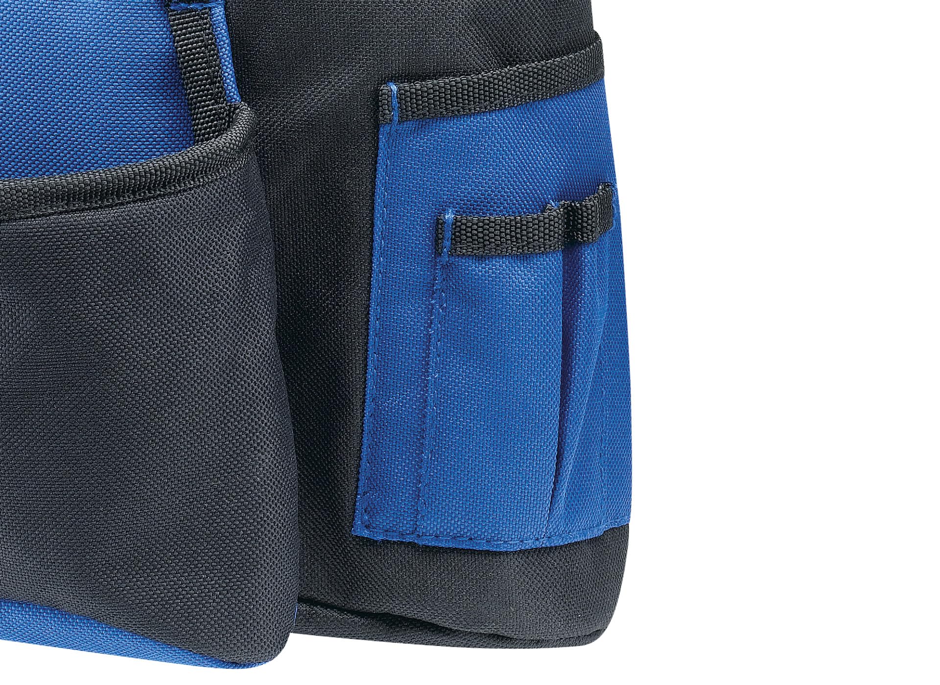 AUSONIA - 48267 CEINTURES PORTE-OUTILS DOUBLE SAC DE CHARPENTIER EN TISSU RENFORCÉ AVEC UNE CEINTURE PROFESSIONNELLE