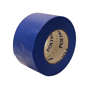 Polyken Multi-Purpose Polyethylene Film Tape, 3 in. 72mm Actual x 60 yds. Blue