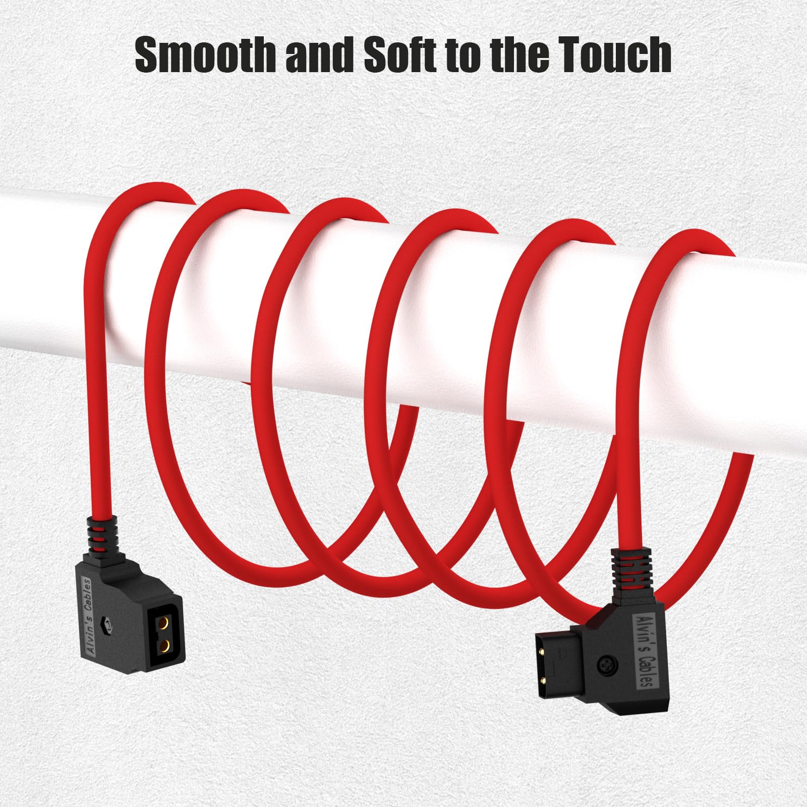 Alvin's Cables Câble d'extension D-Tap mâle vers femelle ultra souple pour DSLR-Rig Anton Bauer Batterie IDX SmallRig V-Mount Gold Mount 1 m