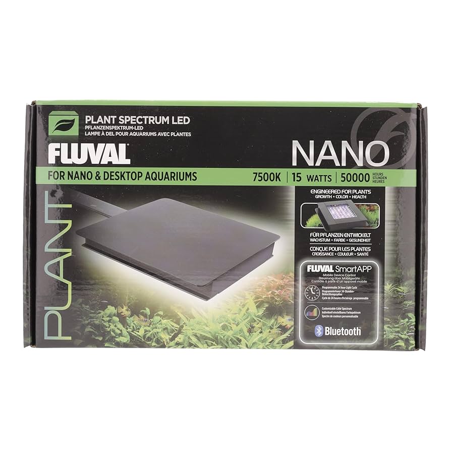 FLUVAL NANO PLANT LED 7500K 1000lm 値下げ！ 221 - FLUVAL NANO 7500K PLANT SPECTRUM LED LIGHTING