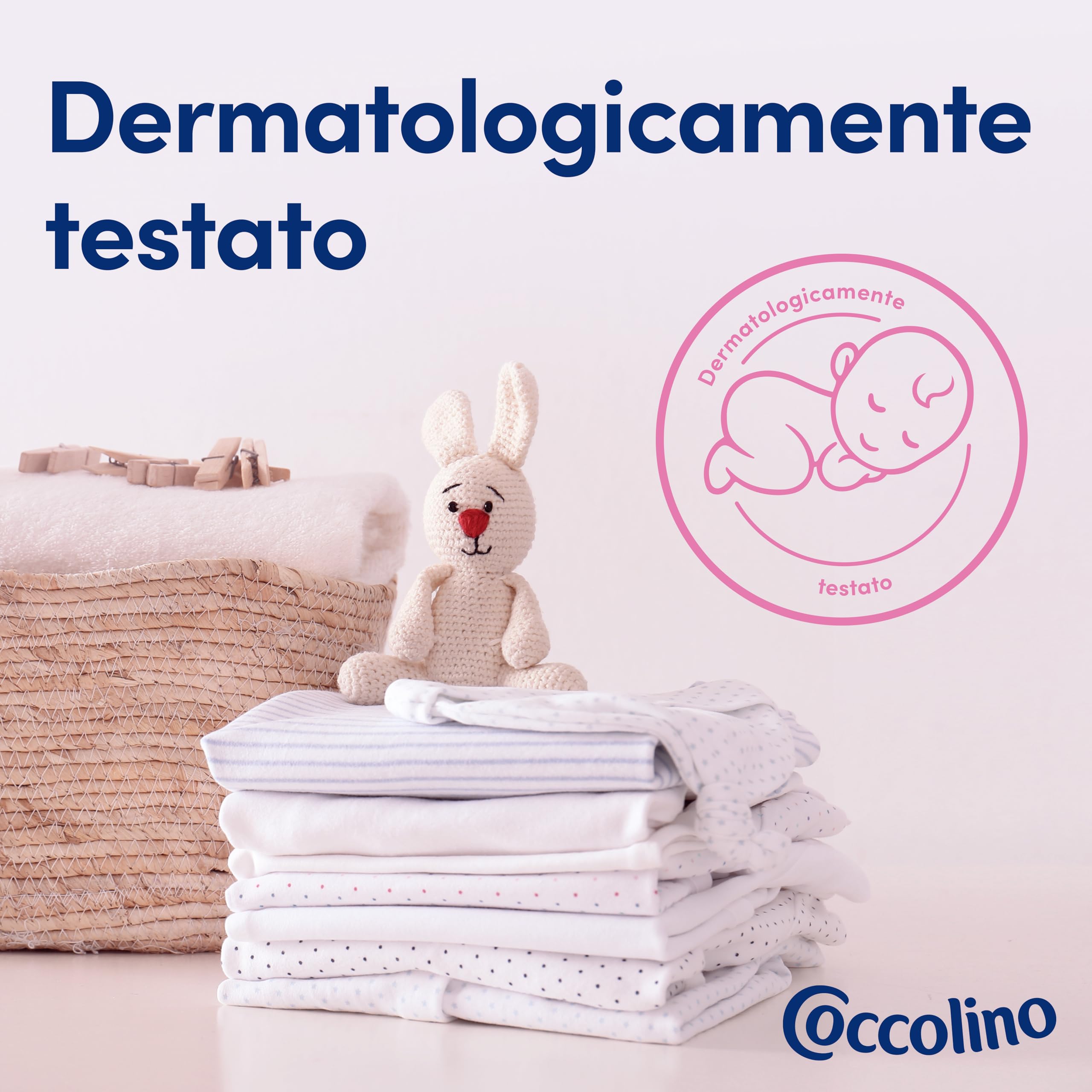 Coccolino Ammorbidente Concentrato Delicato e Soffice Petalo di Rosa, Ammorbidente Lavatrice Dermatologicamente Testato, Morbidezza Naturale, Freschezza Lunga, 41 Lavaggi, 8 x 952 ml