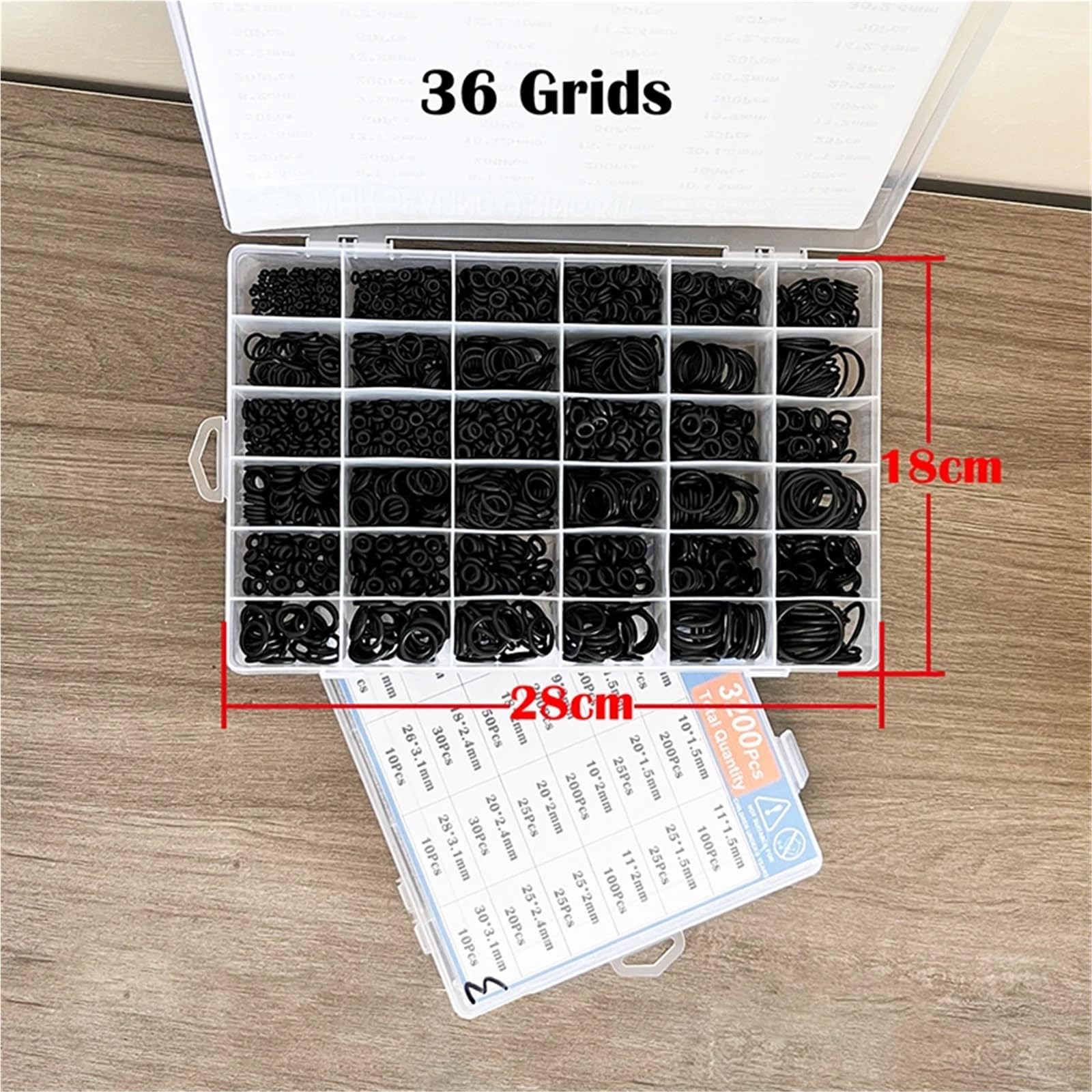 Guarnizione del motore della motocicletta O-ring CS 1.0 da,5 a 4, mm, rondella di tenuta, guarnizione in gomma nitrilica, guarnizioni idrauliche per rubinetti(Oring Kit 3230pcs)