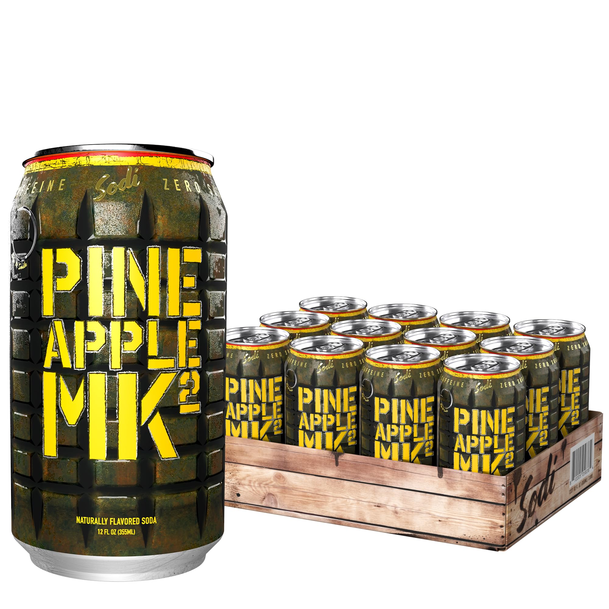 Amazon.com : Sodi | Better For You Sparkling Soda Pop | Pineapple