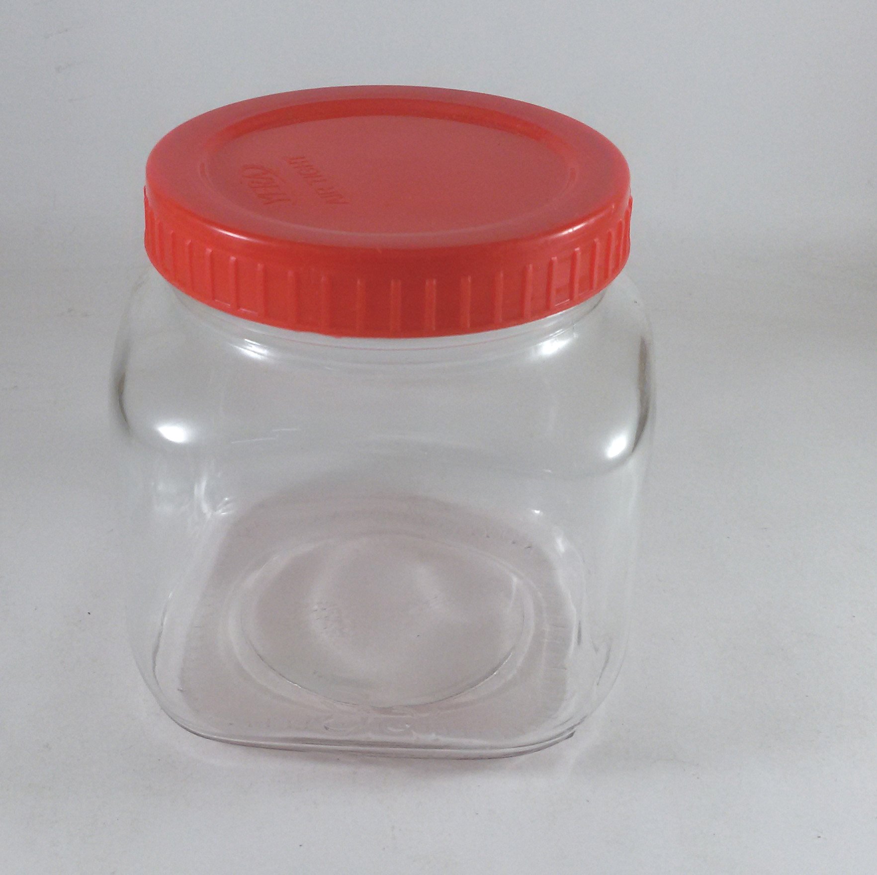 SICO EJAR500SQ Glass Jar with Lid - 500 ml, Clear