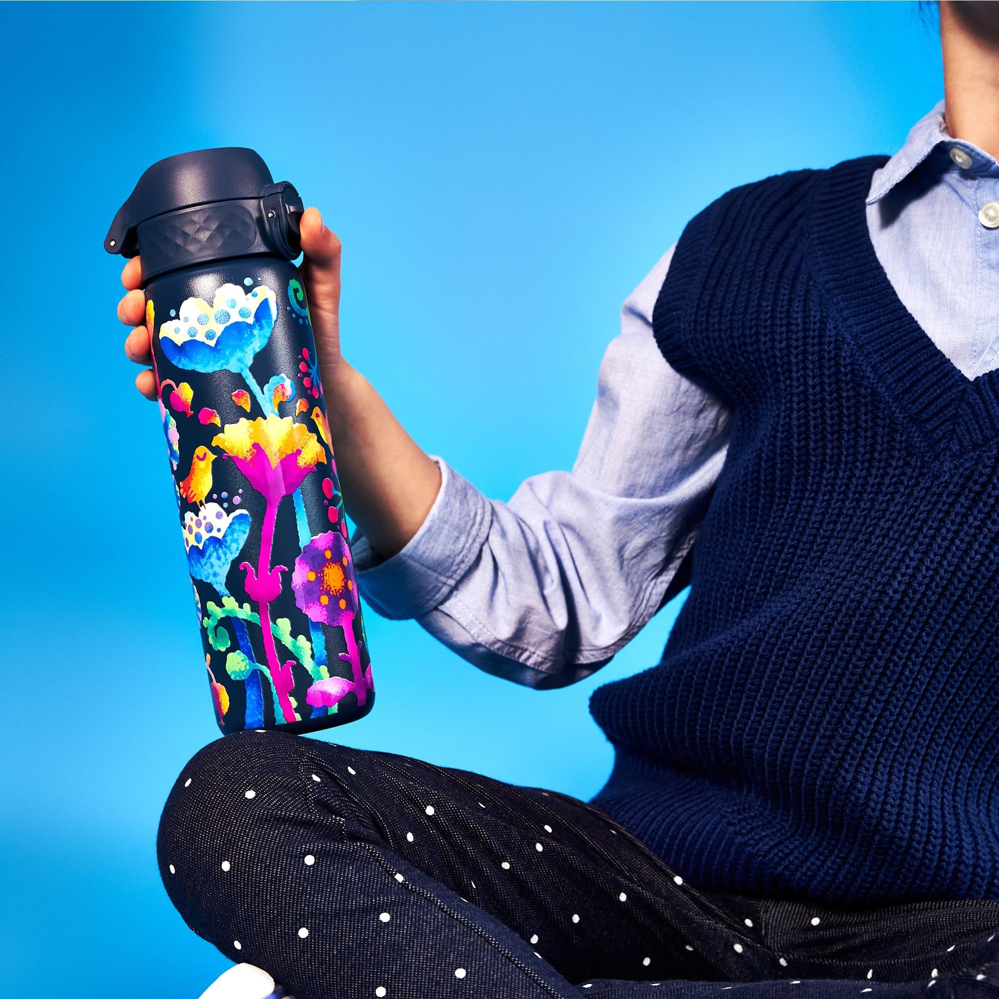 ION8 Water Bottle (500ml) Slim Leak Proof & BPA Free Thermal Drinking Bottle - Image 2
