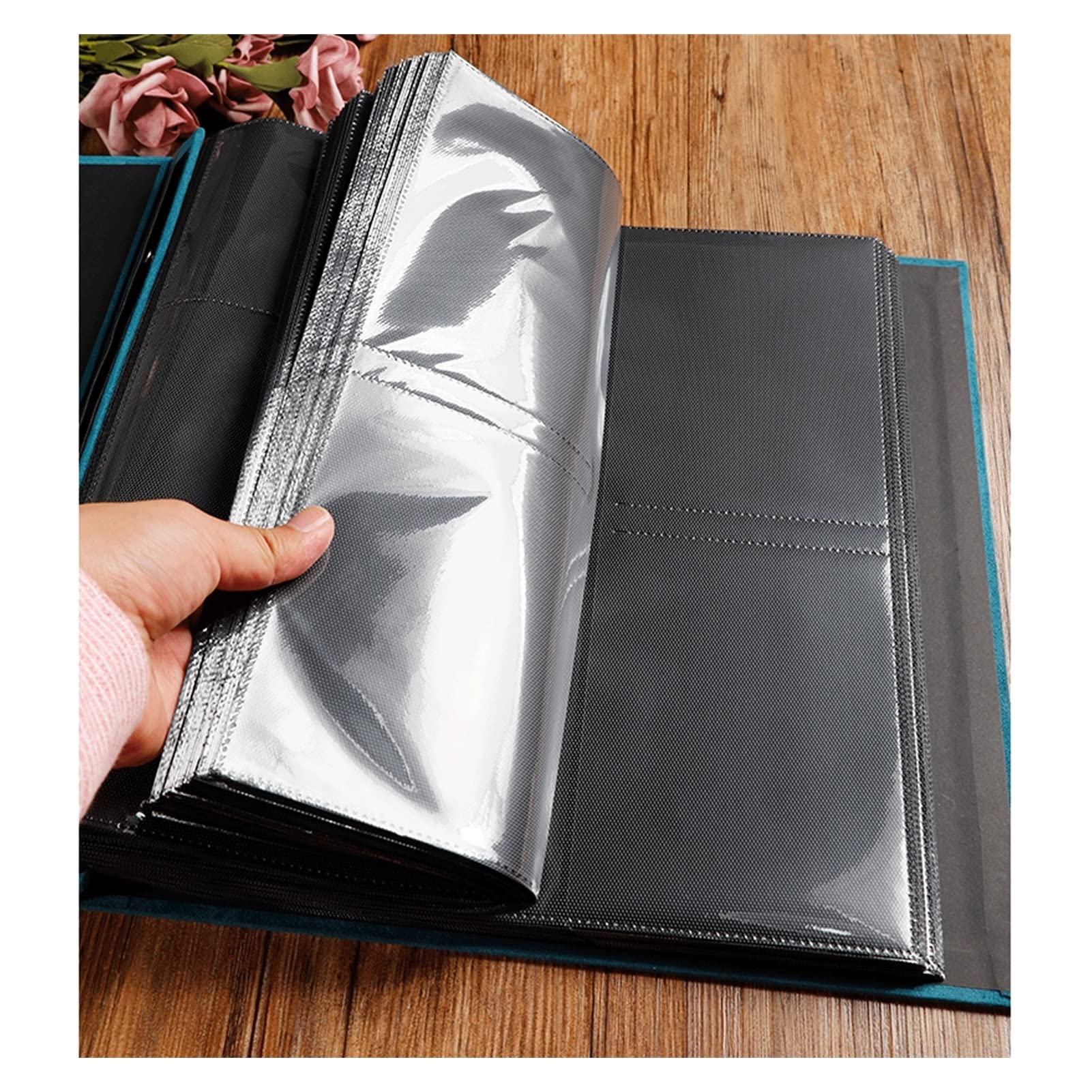 Fotoalbum DIY. Dinosaurier dreidimensionales Bild Baby Wachstumalbum Gedenkalbum Paste familiäre Version dickes und exquisites handgemachtes Album mit großem Kapazität Fotobuch ( Color : 02 , Size : M