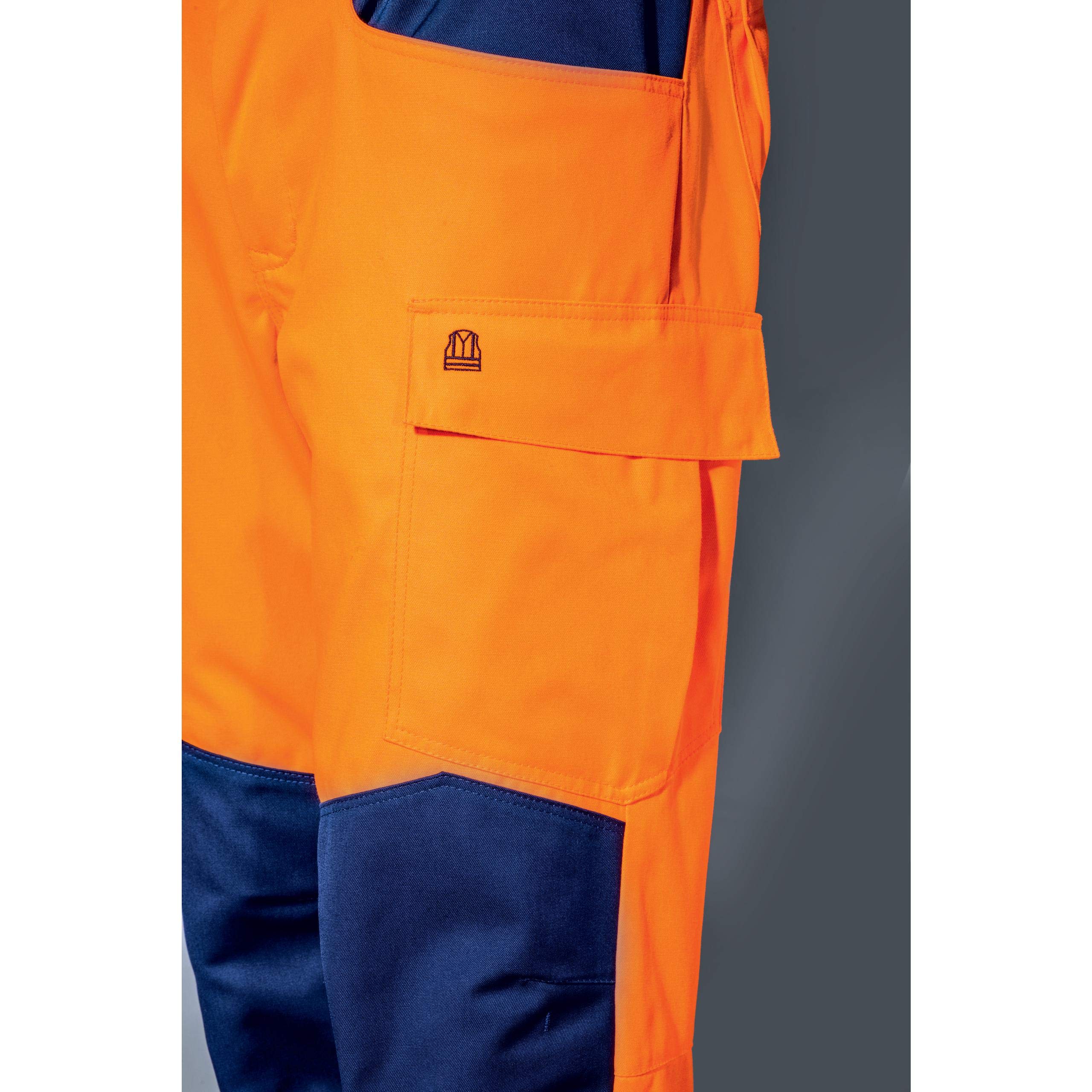 Uvex Suxxeed Construction - Orange Herren-Arbeitshose - Warnschutz 52