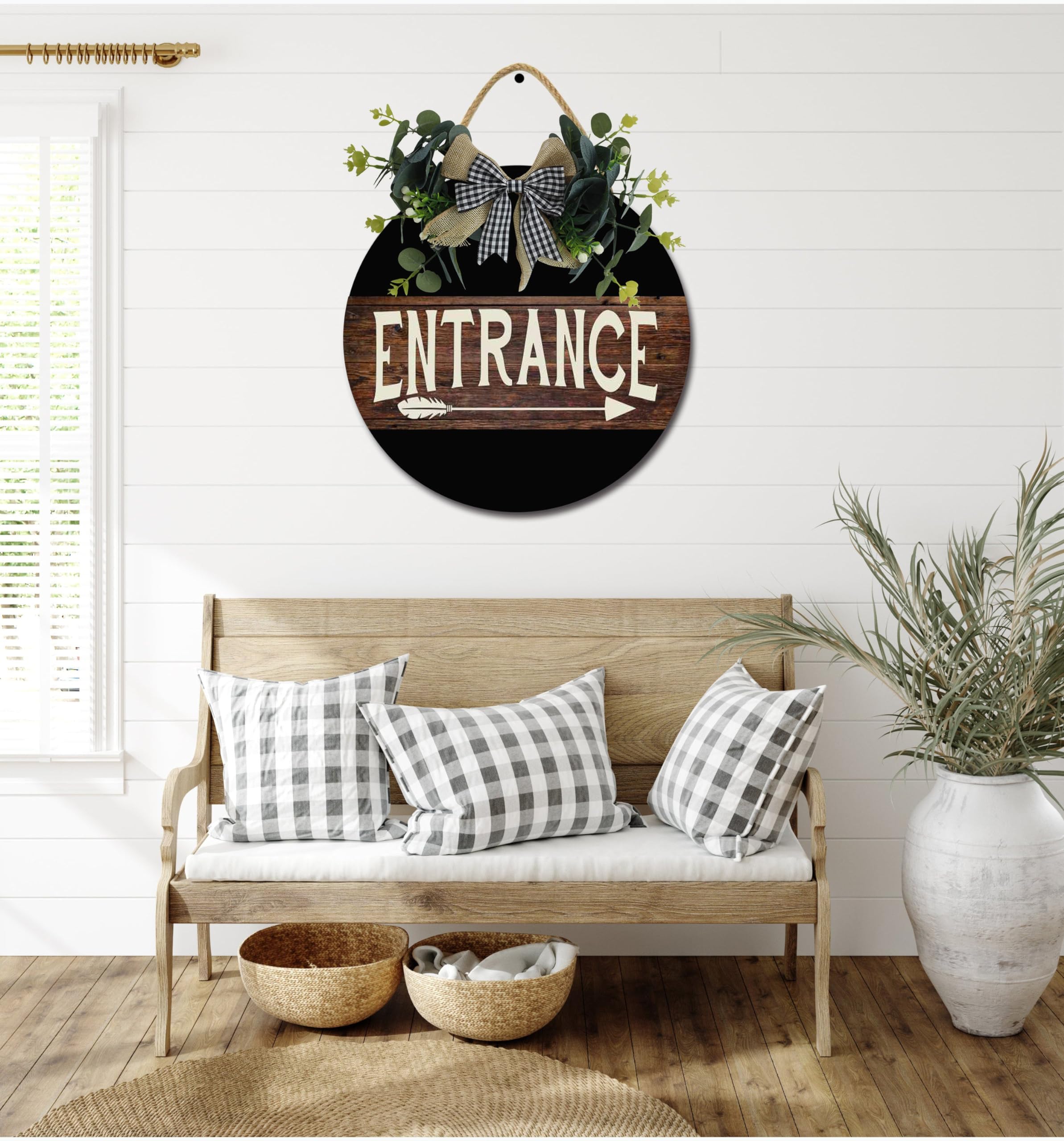 Veranda-Schild Aus Holz – 25x12,7 Cm, Witziger Spruch Für Garten, Terrasse Oder Haustür Als Dekoration